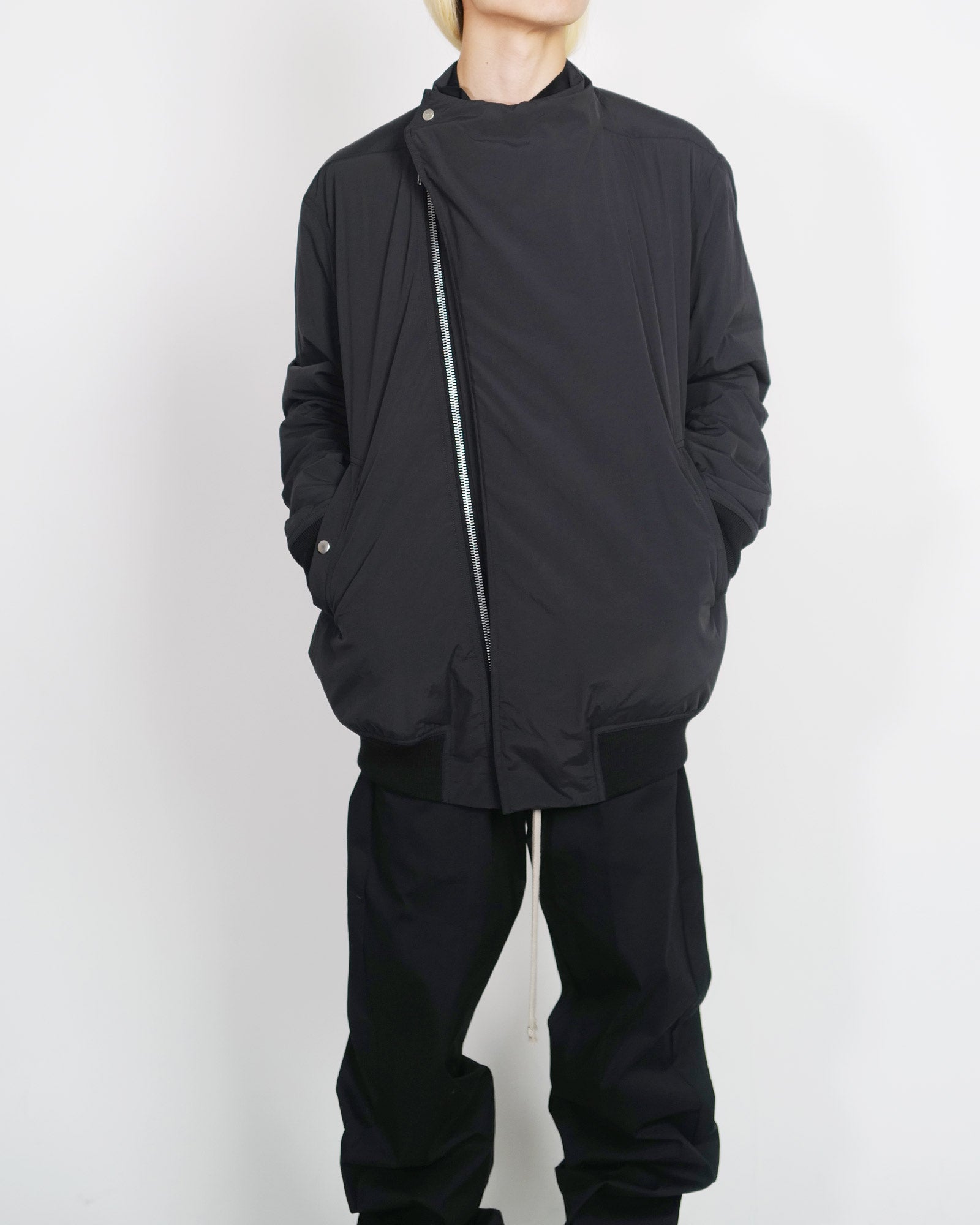 RICK OWENS・リック オウエンス - ナイロンジャケット HOLLYWOOD FLIGHT / BLACK