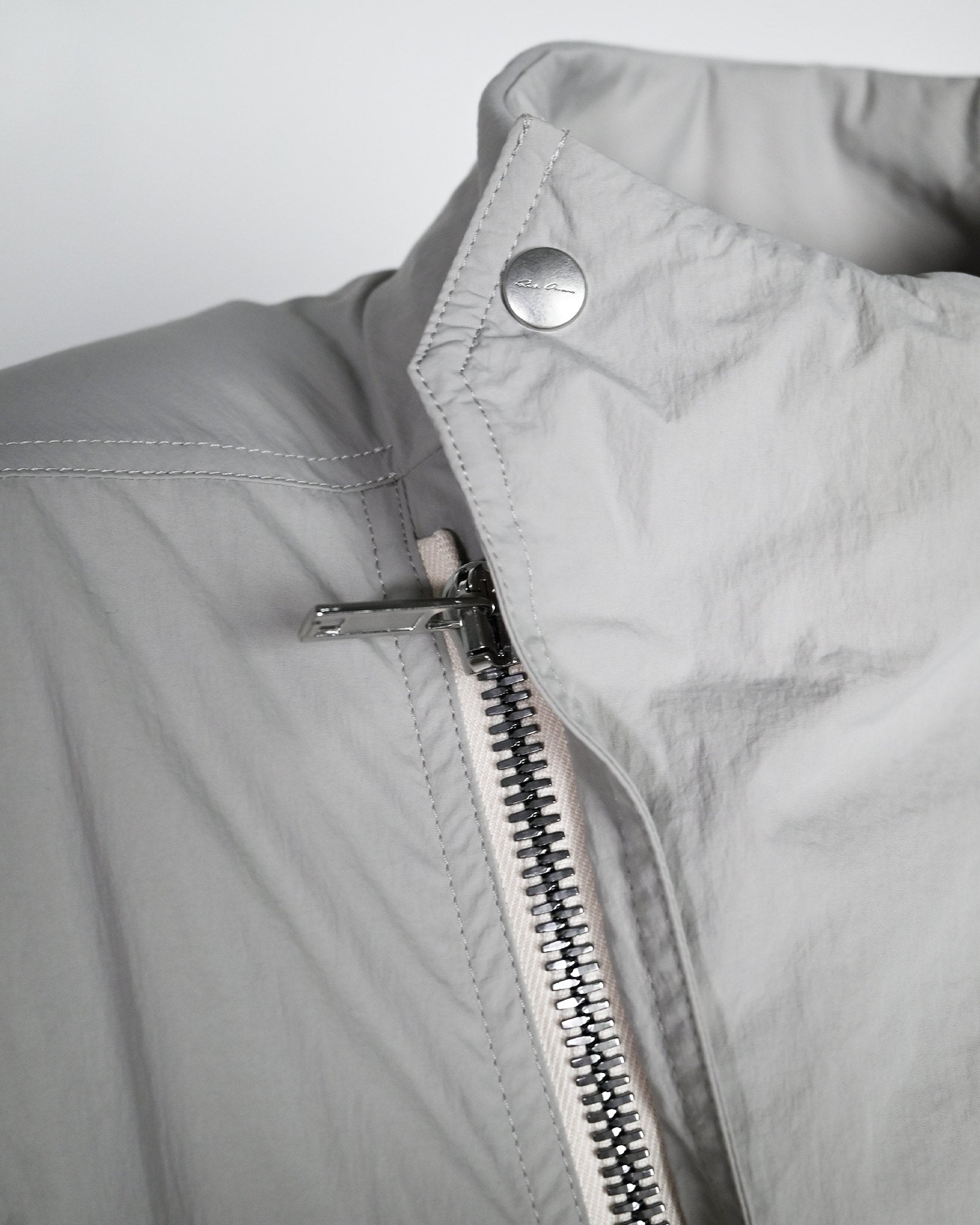 RICK OWENS・リック オウエンス - ナイロンジャケット HOLLYWOOD FLIGHT / PEARL