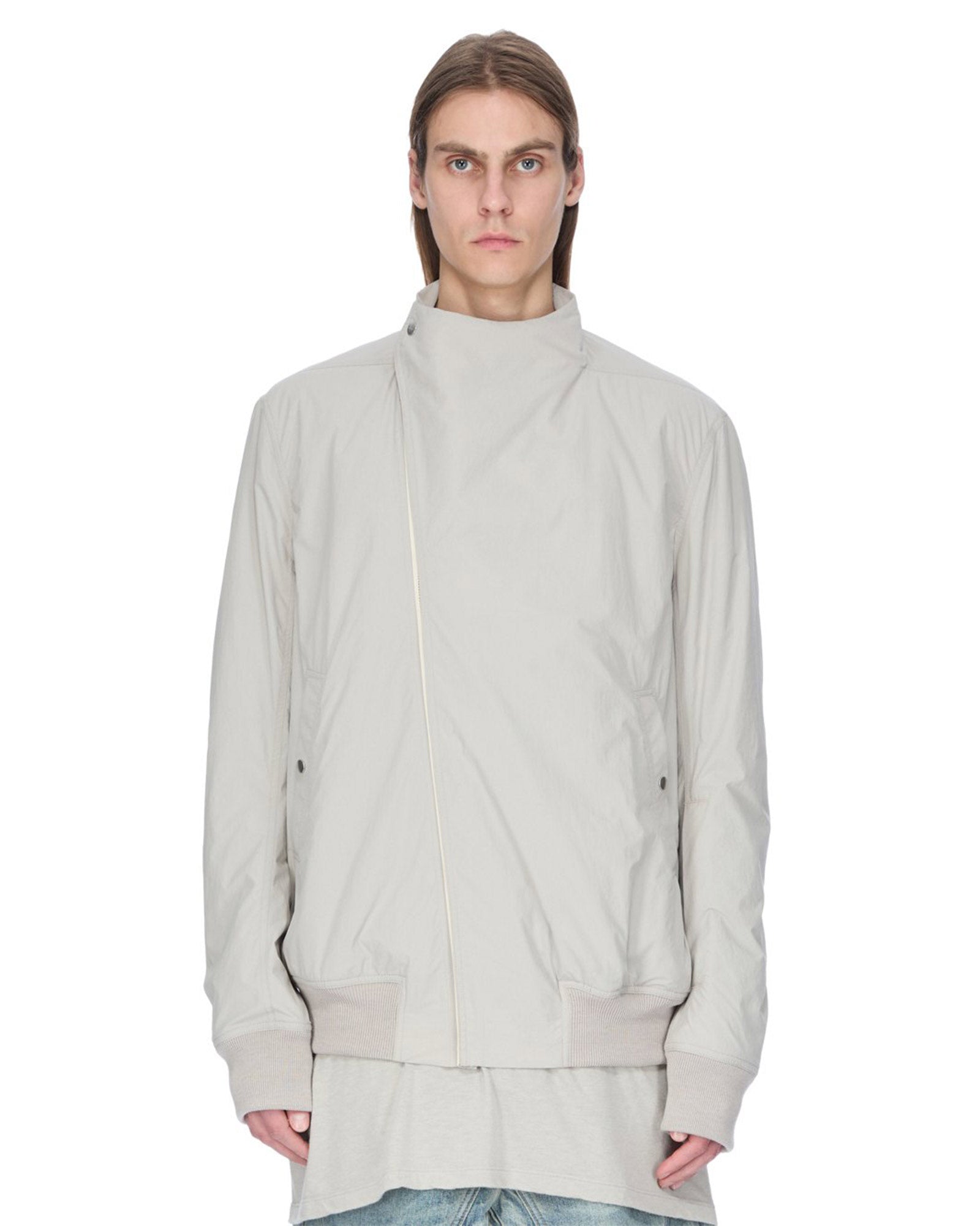 RICK OWENS・リック オウエンス - ナイロンジャケット HOLLYWOOD FLIGHT / PEARL