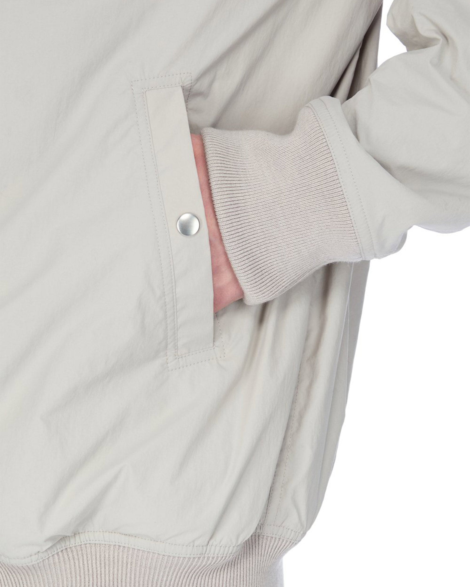 RICK OWENS・リック オウエンス - ナイロンジャケット HOLLYWOOD FLIGHT / PEARL