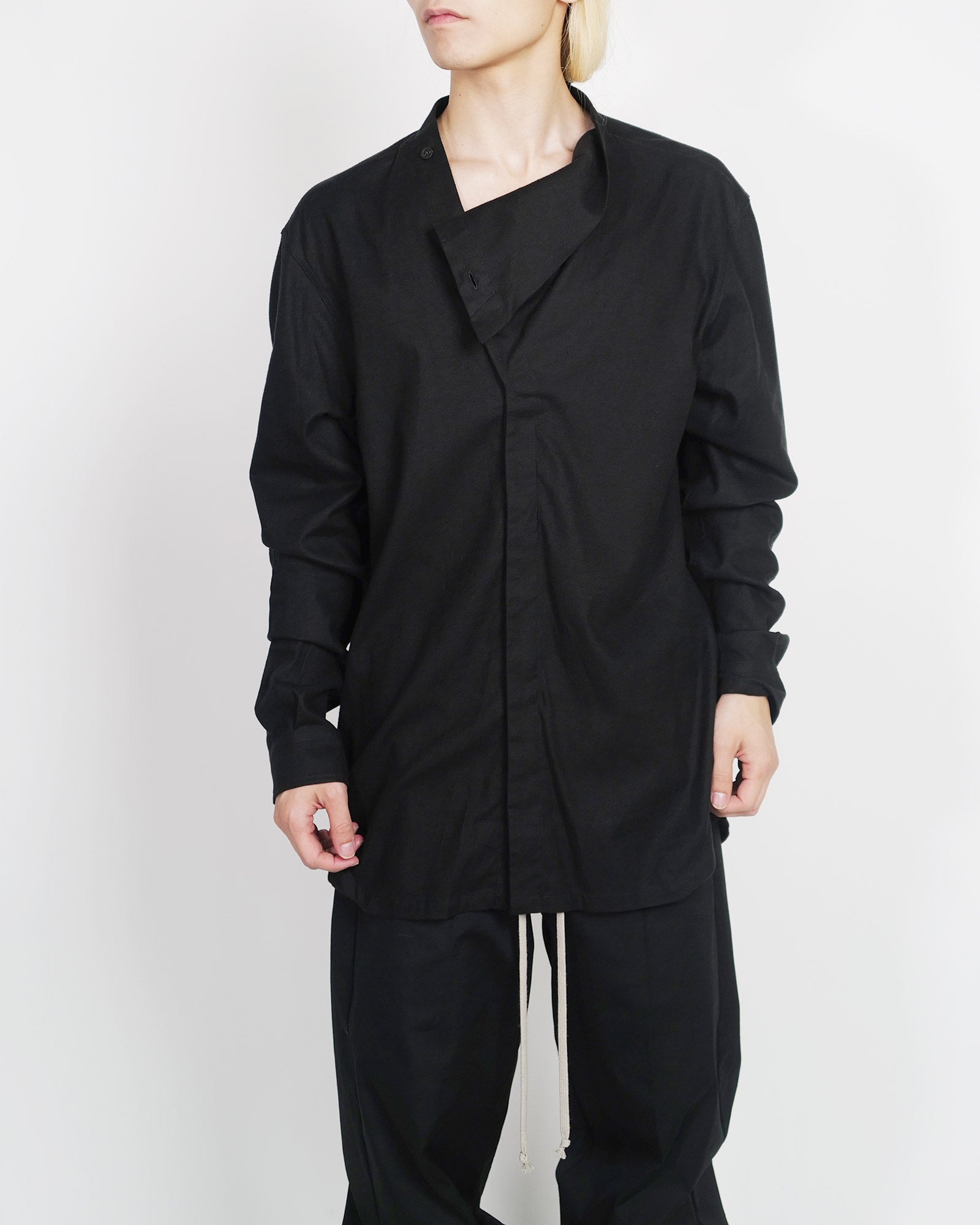 RICK OWENS・rick owens -  ISLAND SHIRT / BLACK