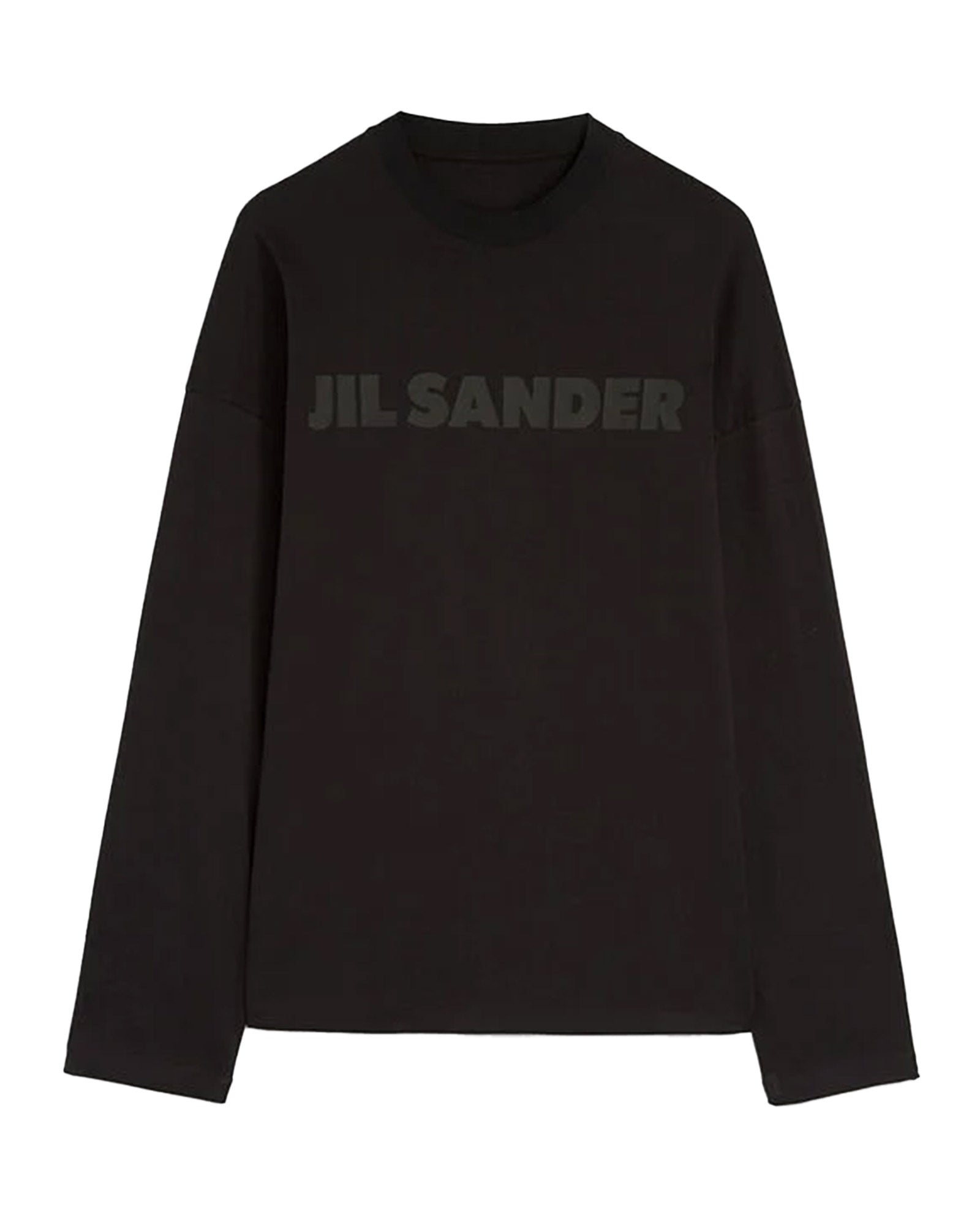 JIL SANDER・ジルサンダー - L/S Tシャツ T-SHIRT CN LS  / BLACK