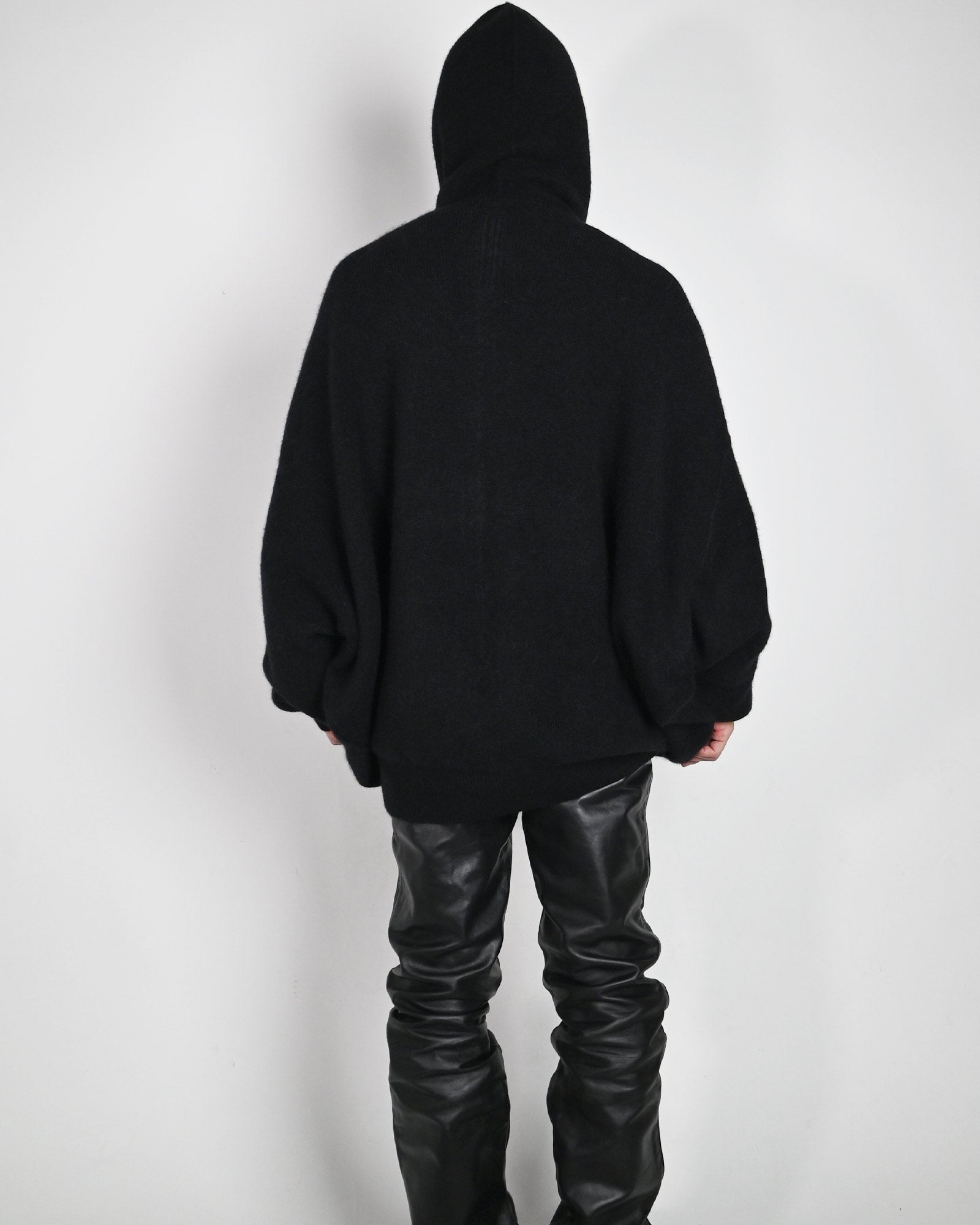 RICK OWENS・リック オウエンス - パーカー・フーディ GIMP HUN HOODIE / BLACK