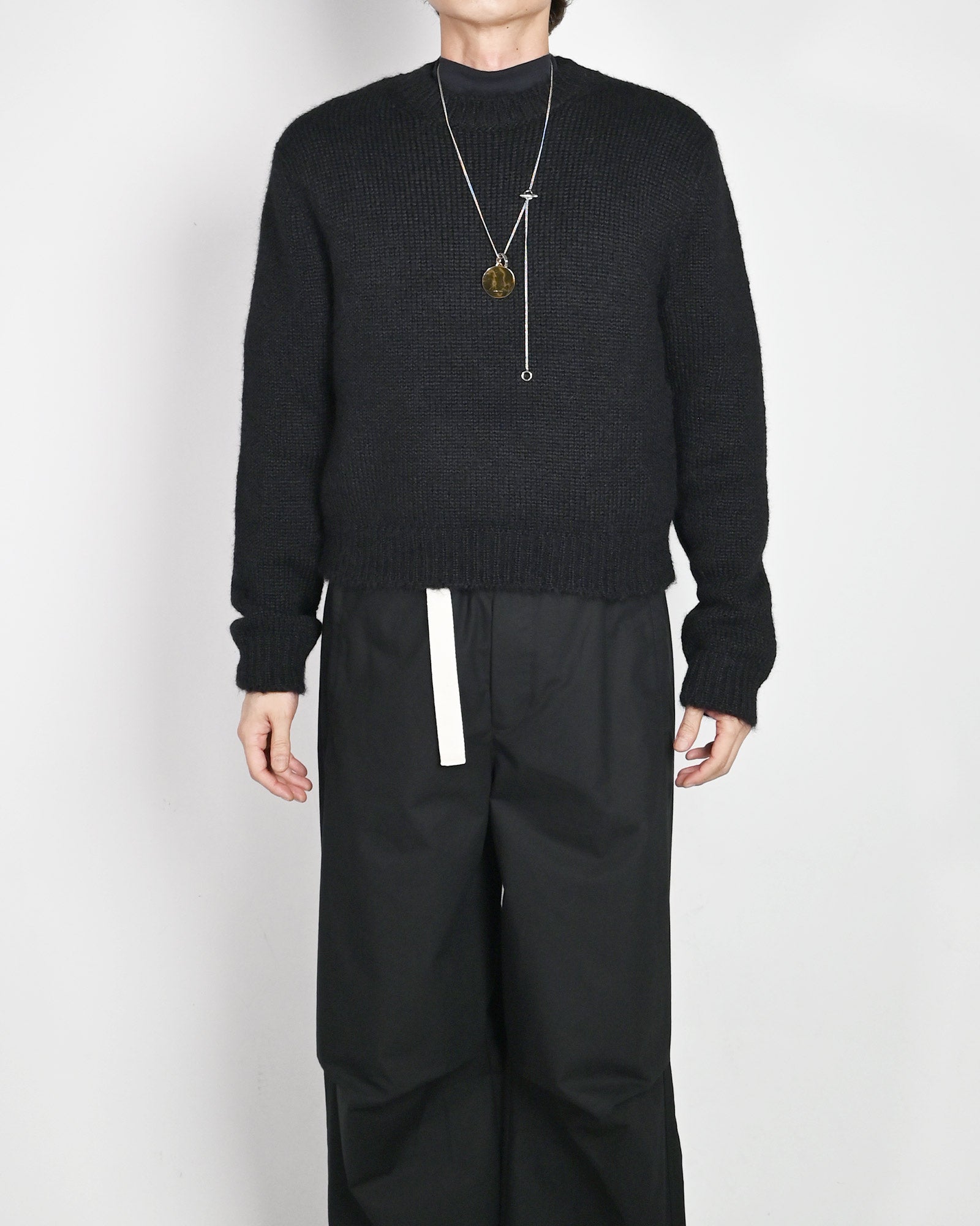 JIL SANDER・ジルサンダー - ニット・セーター 0017-KNITWEAR / BLACK 002