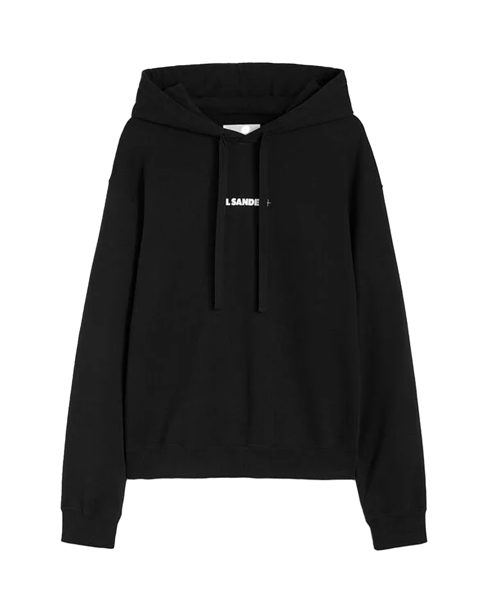 JIL SANDER +・ジルサンダープラス -  SWEATSHIRT W/HOODIE / BLACK