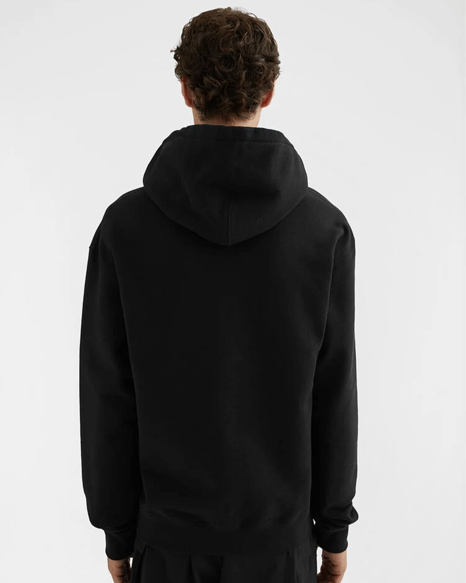 JIL SANDER +・ジルサンダープラス -  SWEATSHIRT W/HOODIE / BLACK