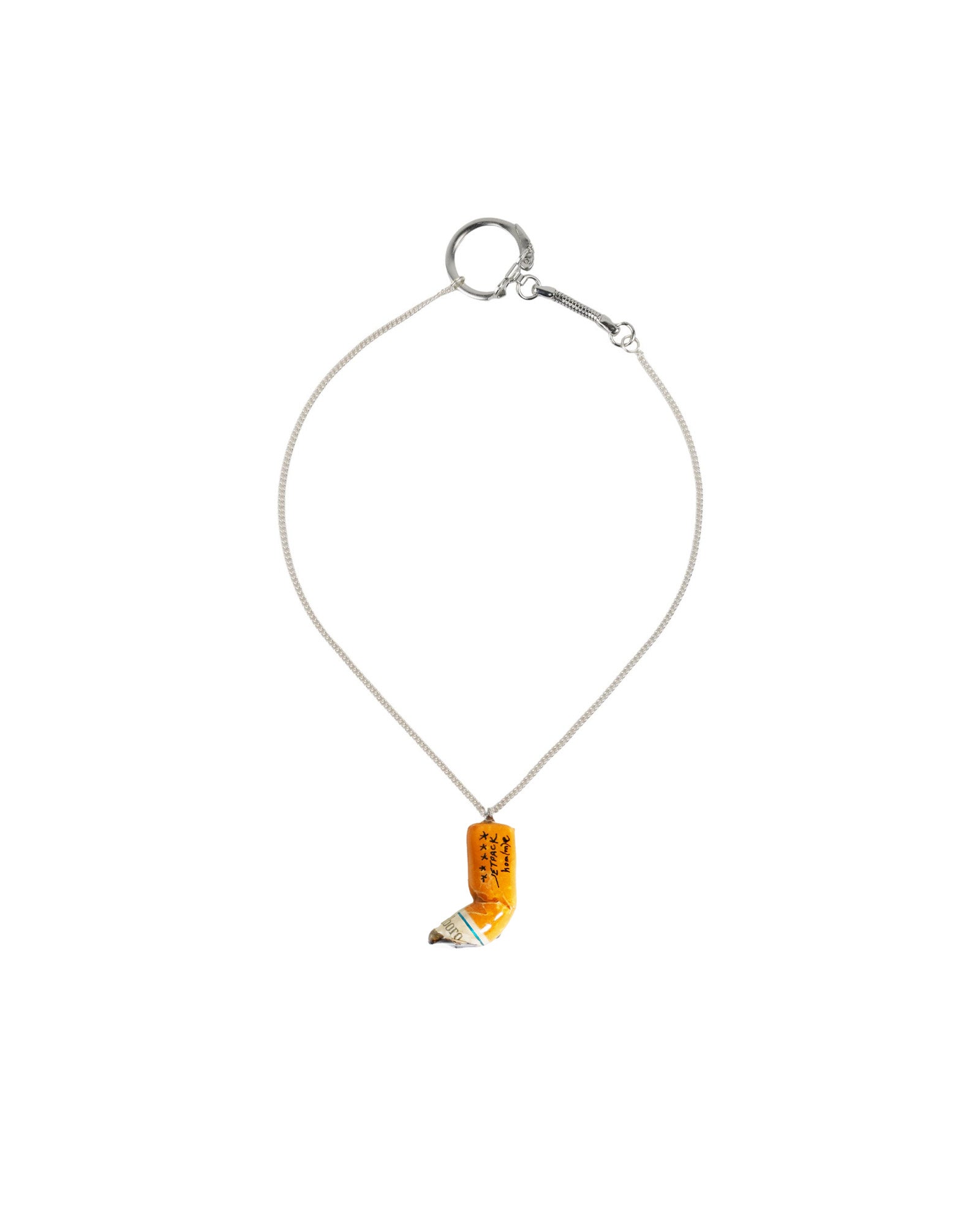 CIGARETTE BUTT NECKLACE / ORENGE