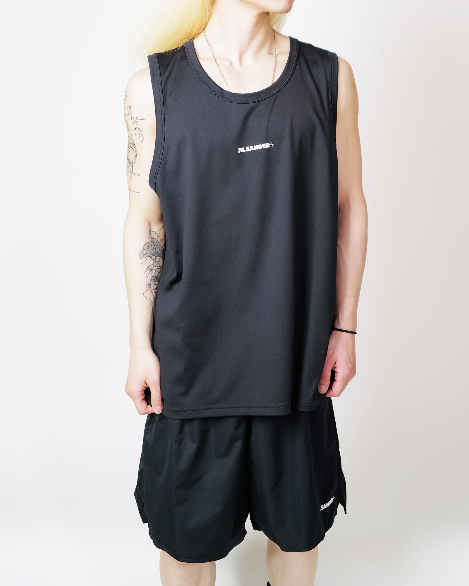 JIL SANDER +・ジルサンダープラス -  TANK TOP 111 / BLACK
