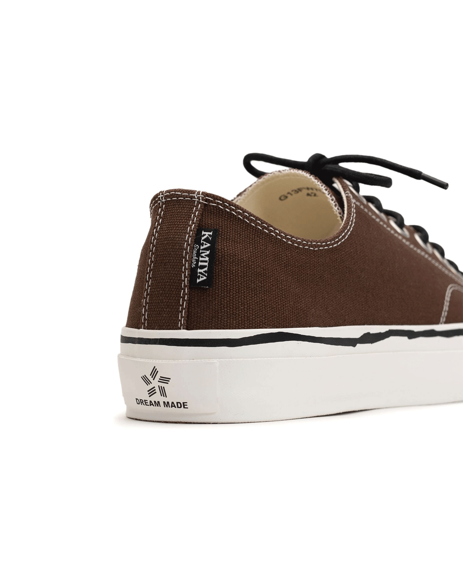 KAMIYA・Kamiya -  "JOEY" VULCANIZED SNEAKER / BROWN
