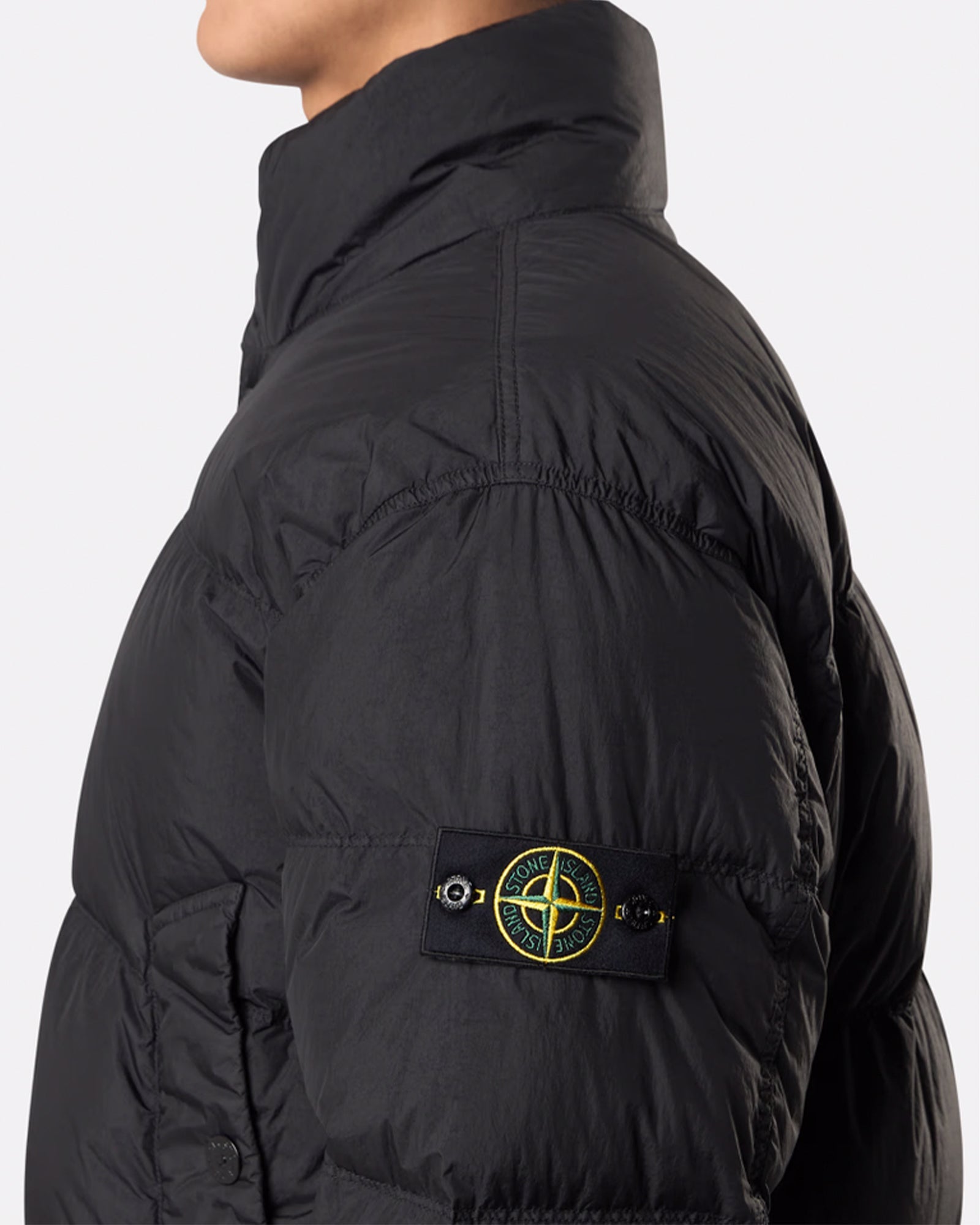 STONE ISLAND・stone island -  RECYCLED NYLON BOMBER / BLACK