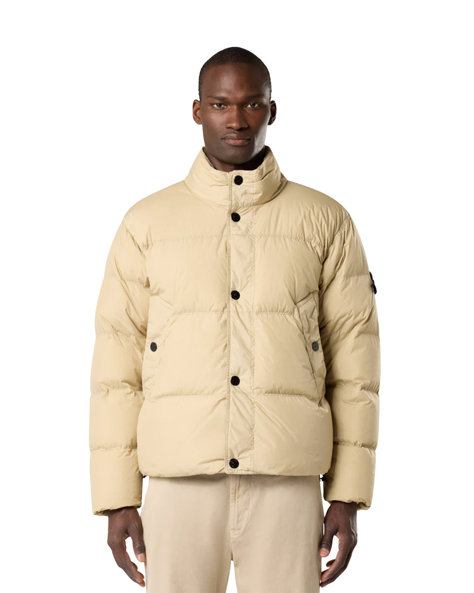 STONE ISLAND・ストーンアイランド - ダウンジャケット CRINKLE REPS NY RECYCLED NYLON / DESERTO