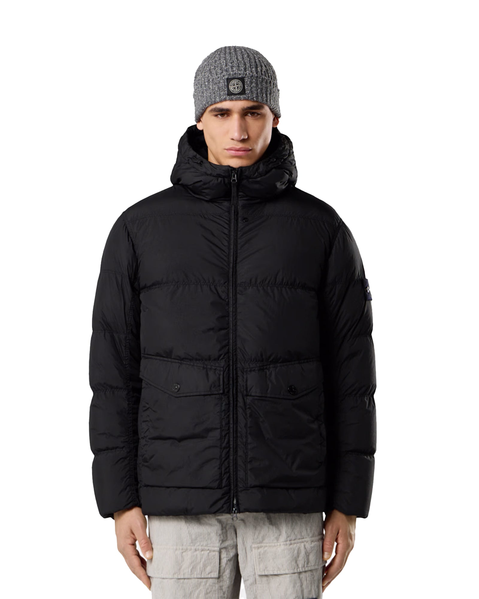 STONE ISLAND・ストーンアイランド - ダウンジャケット CRINKLE REPS NY RECYCLED NYLON / NERO