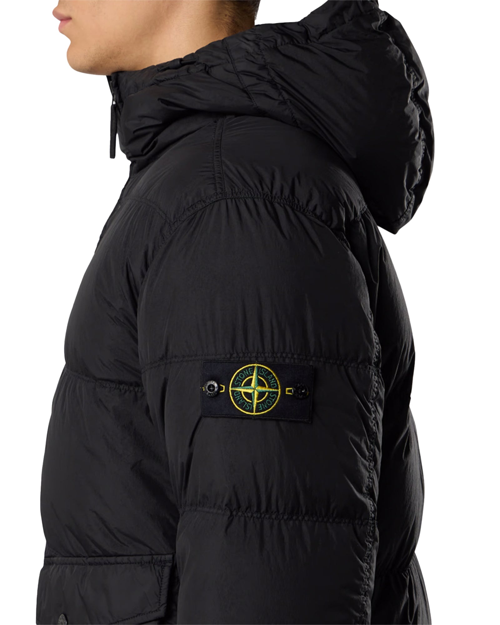 STONE ISLAND・ストーンアイランド - ダウンジャケット CRINKLE REPS NY RECYCLED NYLON / NERO