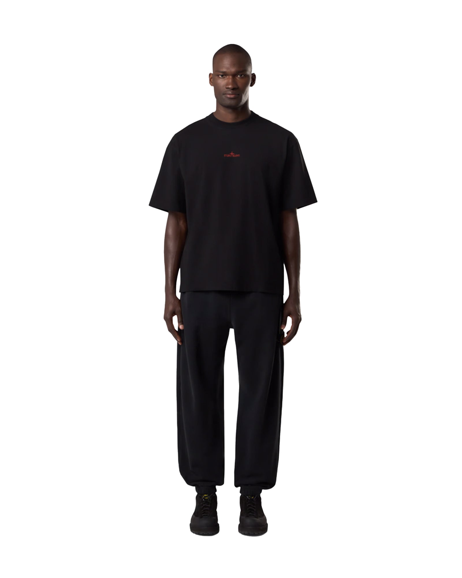 STONE ISLAND・stone island -  BRUSHED ORGANIC COTTON FLEECE / NERO