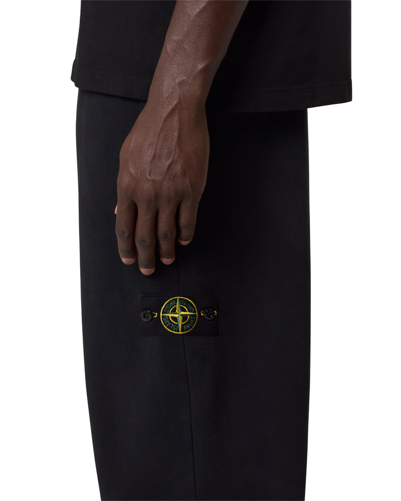 STONE ISLAND・stone island -  BRUSHED ORGANIC COTTON FLEECE / NERO