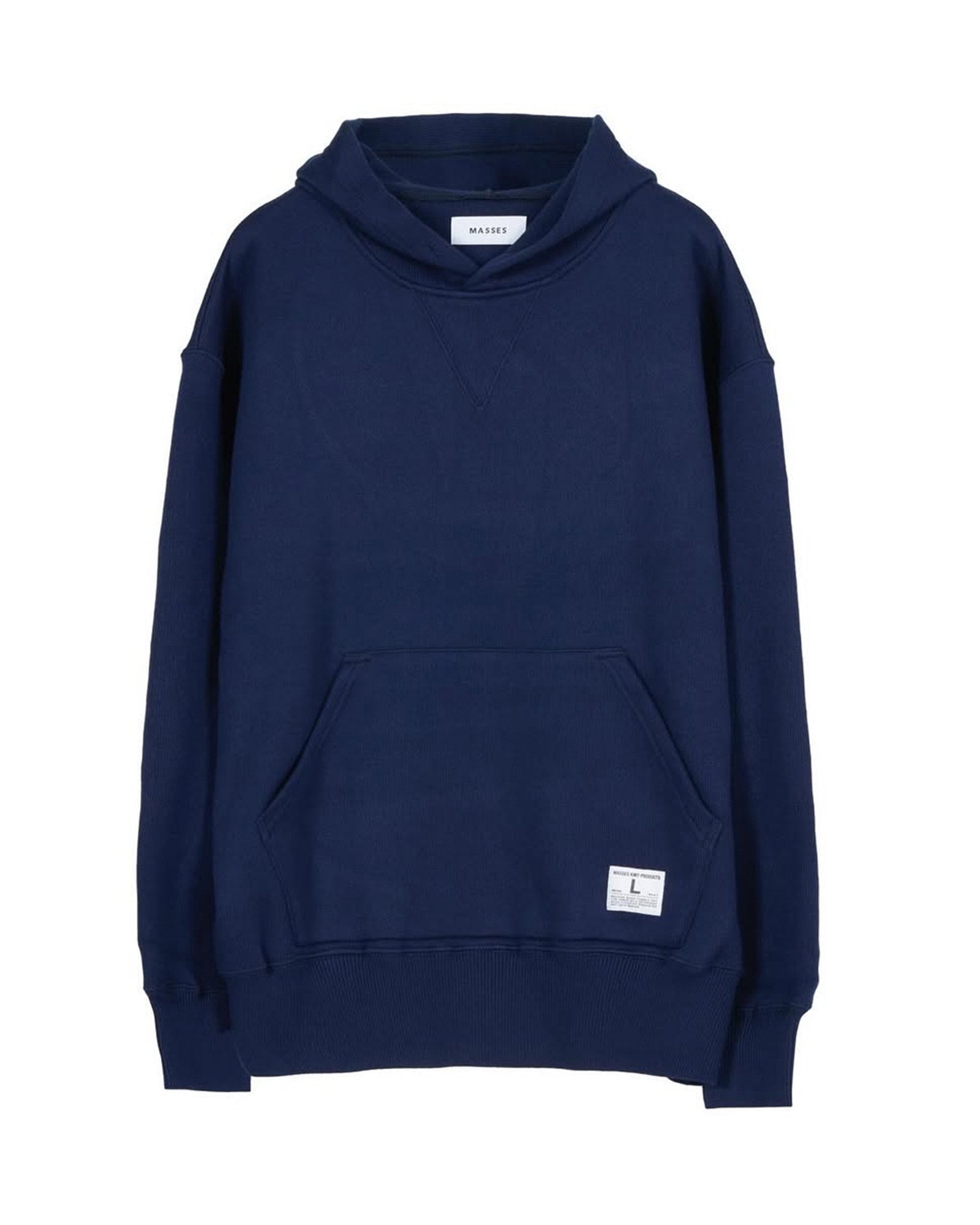 KNIT SWEAT HOODED / NAVY
