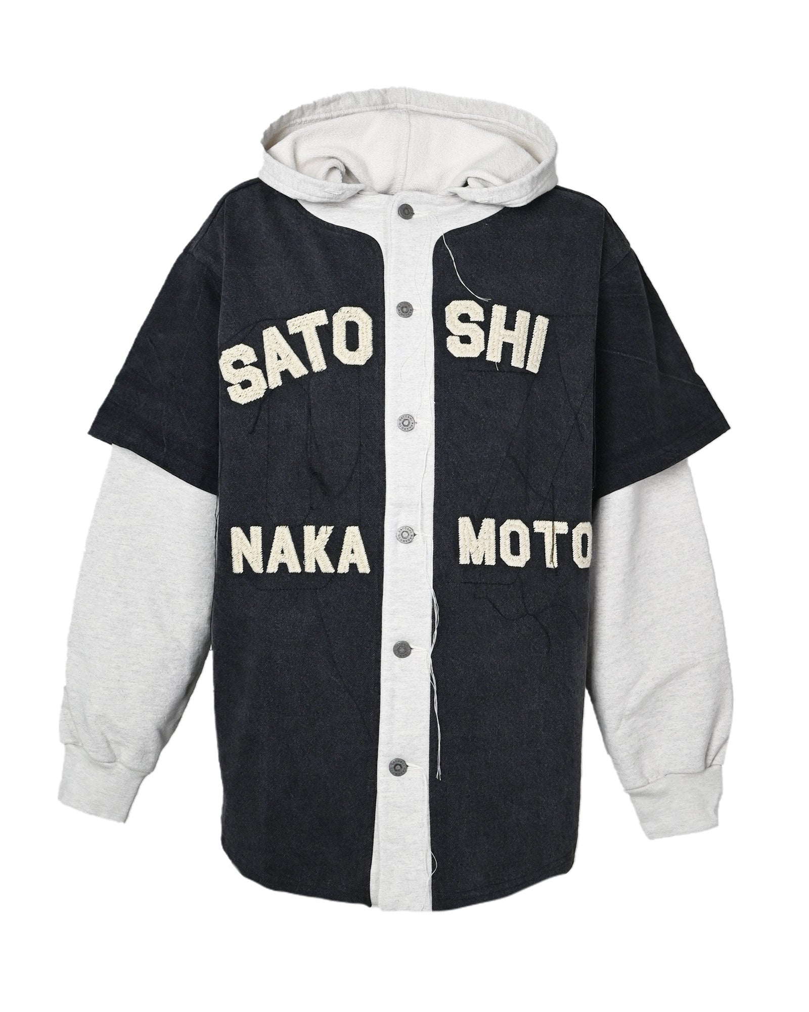 KNAPP RANCH BASEBALL HOODIE / BLK/GRY