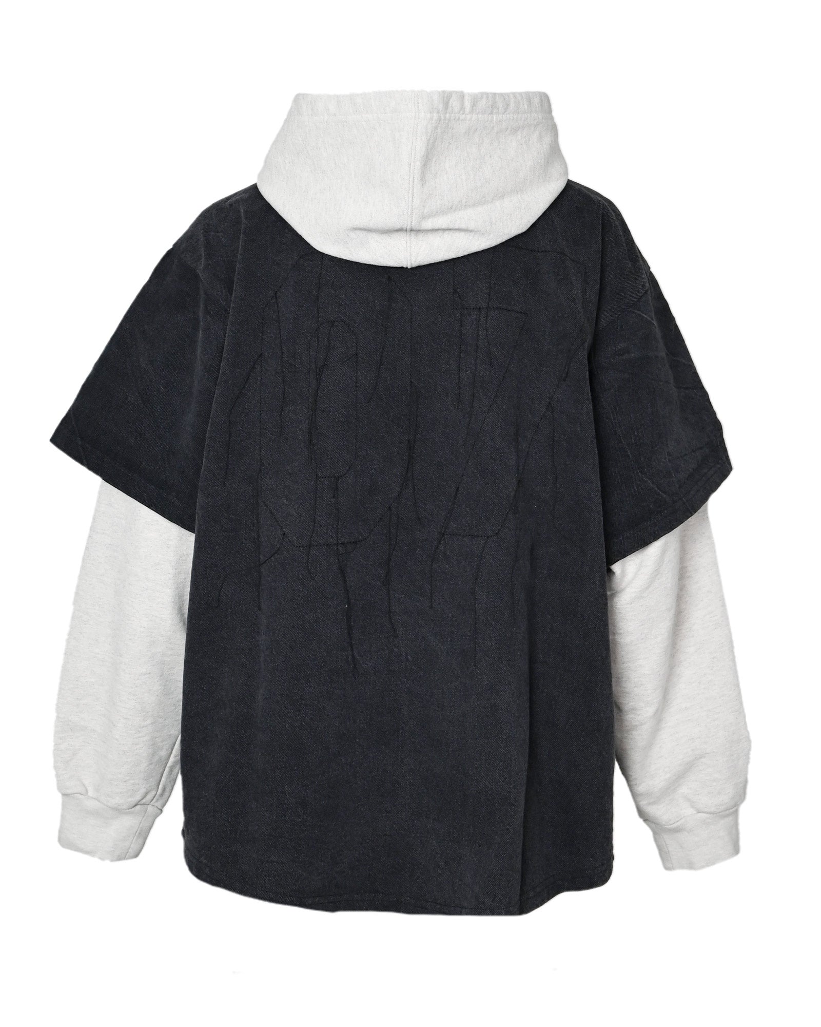 SATOSHI NAKAMOTO・サトシナカモト - パーカー・フーディ KNAPP RANCH BASEBALL HOODIE / BLK/GRY