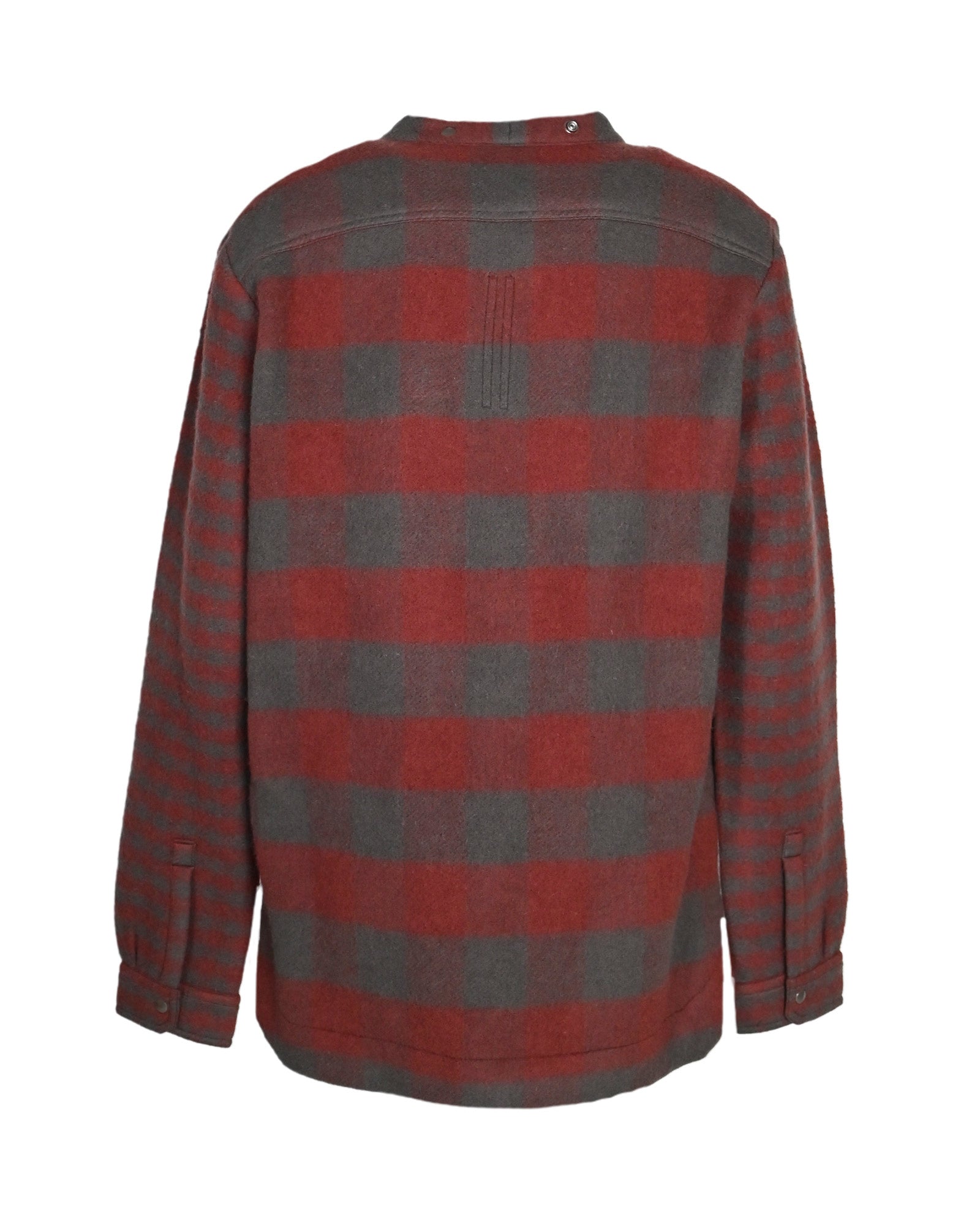 RICK OWENS・rick owens -  LARRY FOGPOCKET SHIRT / RED