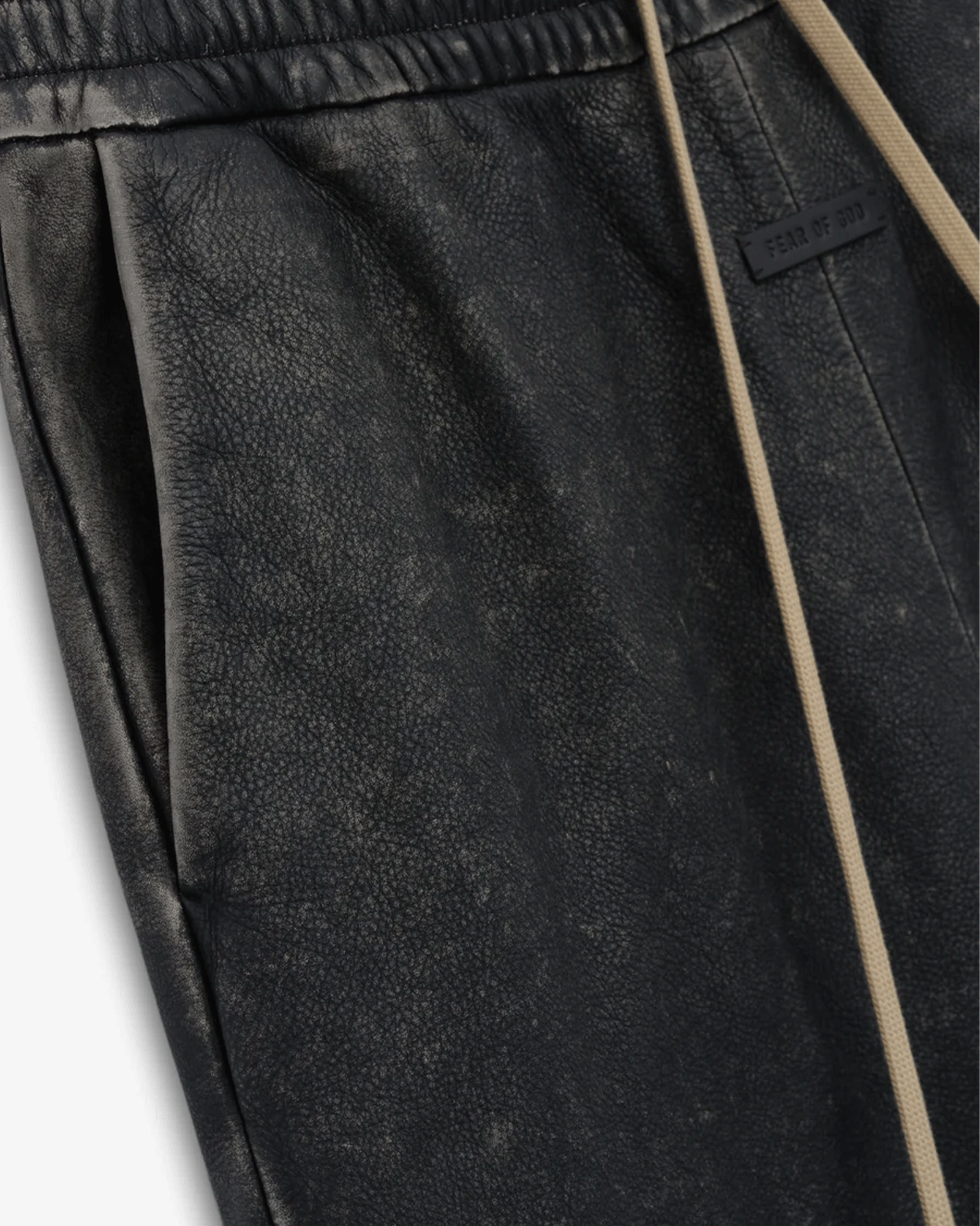 FEAR OF GOD・フィア オブ ゴット - その他パンツ LEATHER MOTO PANTS / BLACK