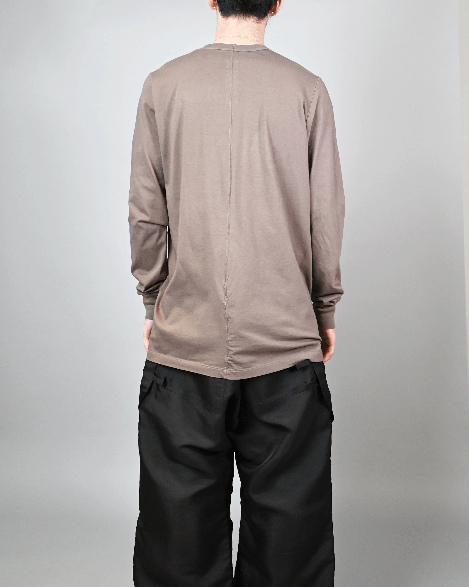RICK OWENS・リック オウエンス - L/S Tシャツ LEVEL LS T  / DUST