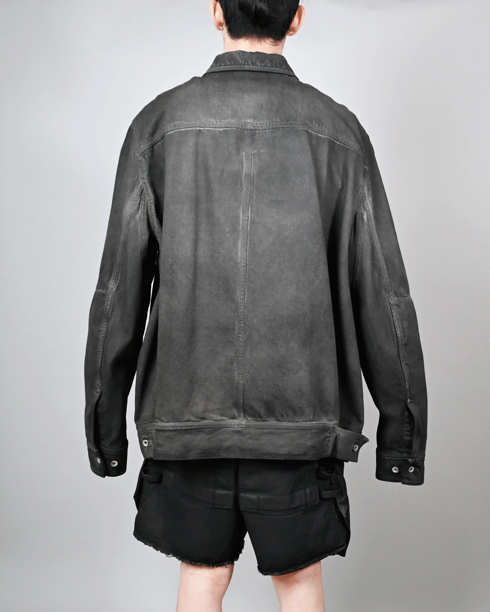 RICK OWENS・リック オウエンス - デニムジャケット LIDO WORKER / BLACK(78)