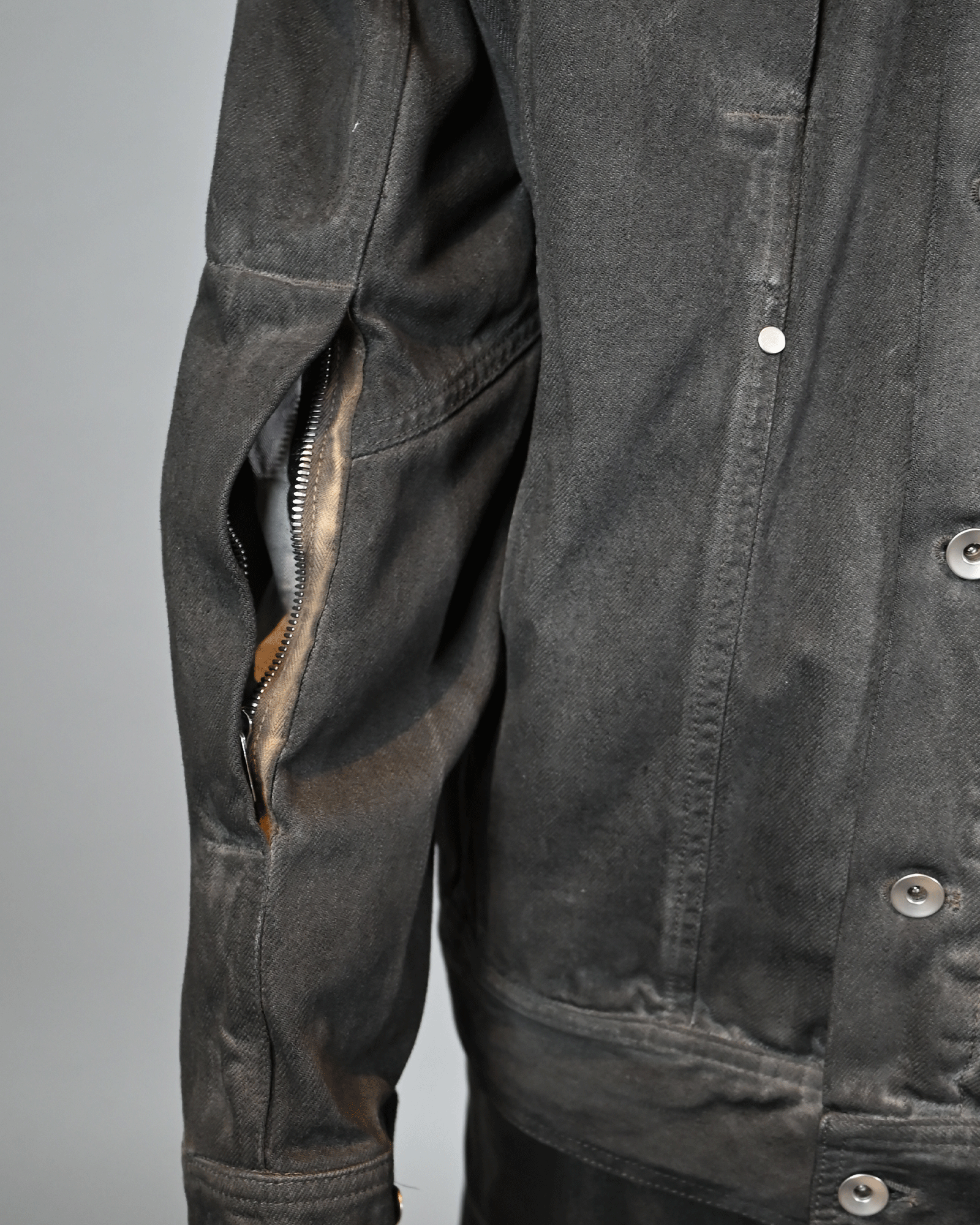 RICK OWENS・リック オウエンス - デニムジャケット LIDO WORKER / BLACK(78)