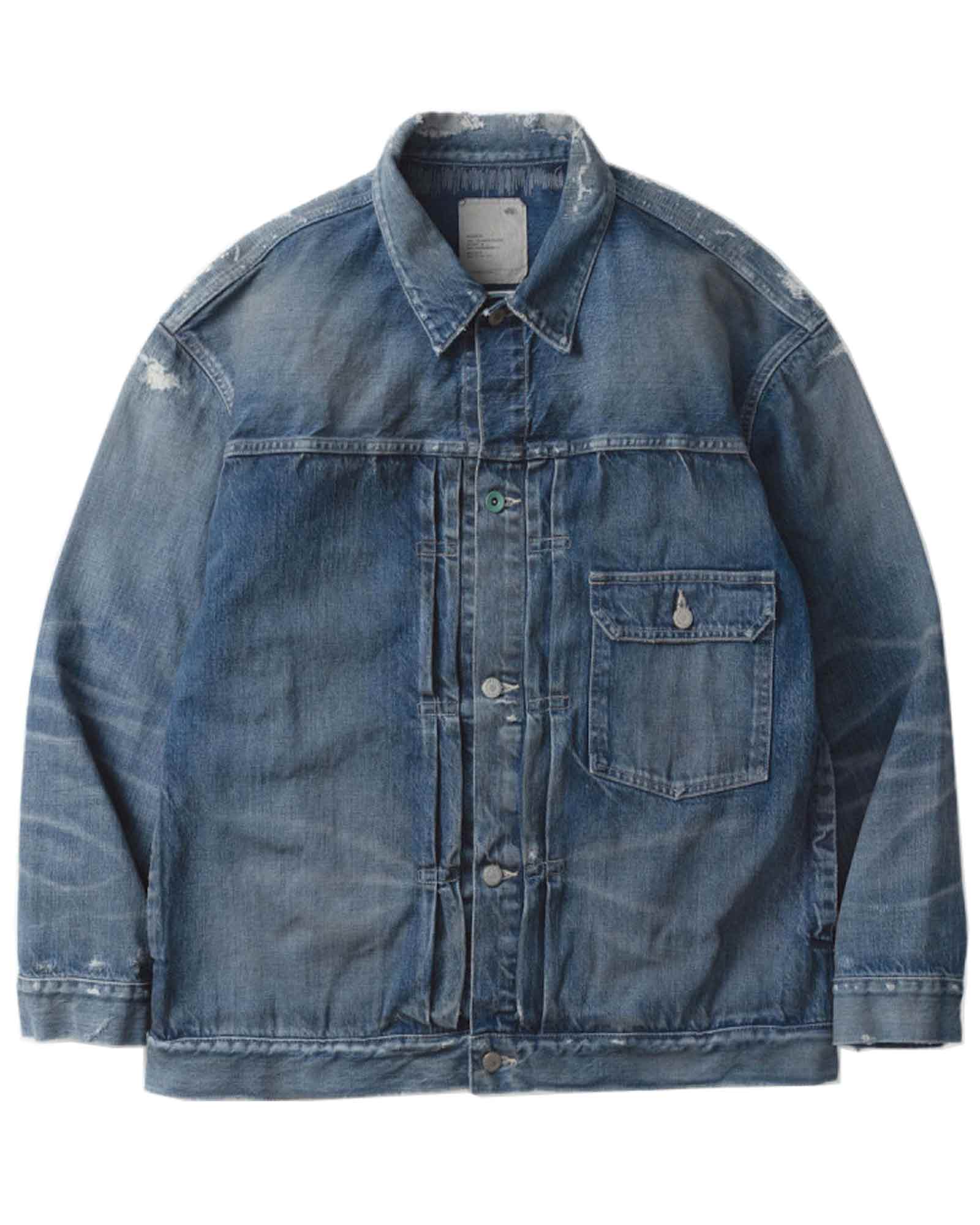 MADNESS HEAVY WASHED 501 DENIM JACKET / INDIGO