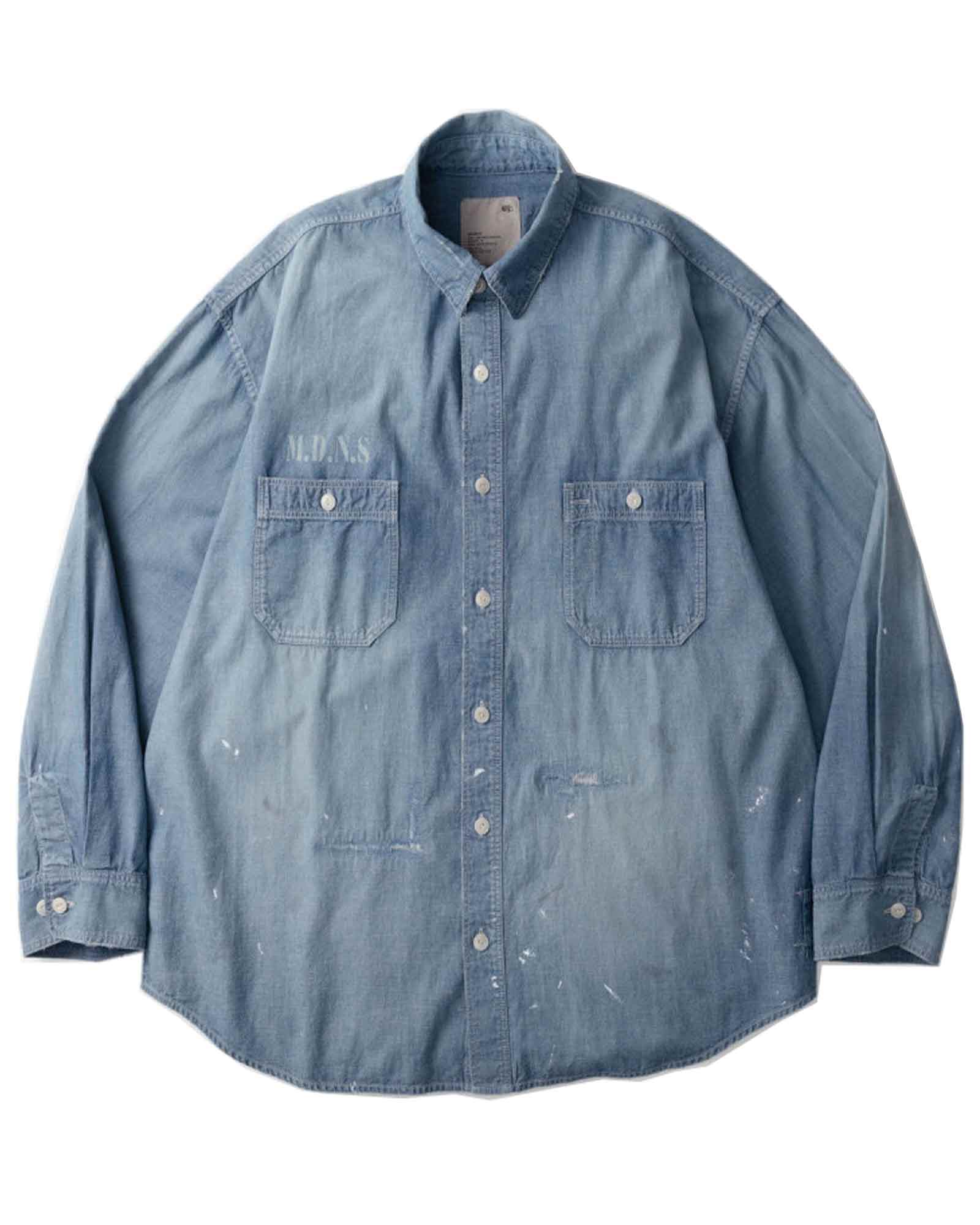 MADNESS VINTAGE CHAMBRAY SHIRT / INDIGO