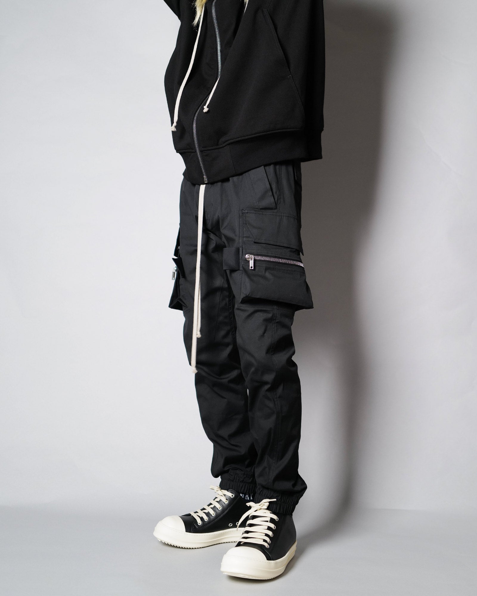 RICK OWENS・rick owens -  MASTODON CARGO / BLACK / TE