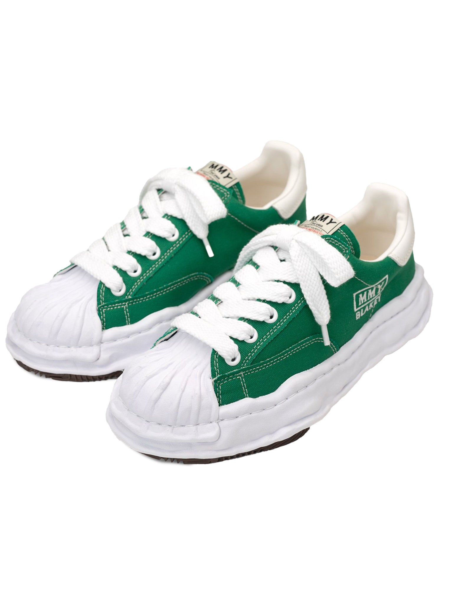 MIHARA YASUHIRO・Yasuhiro Mihara -  BLAKEY LOW CANVAS / CL GREEN