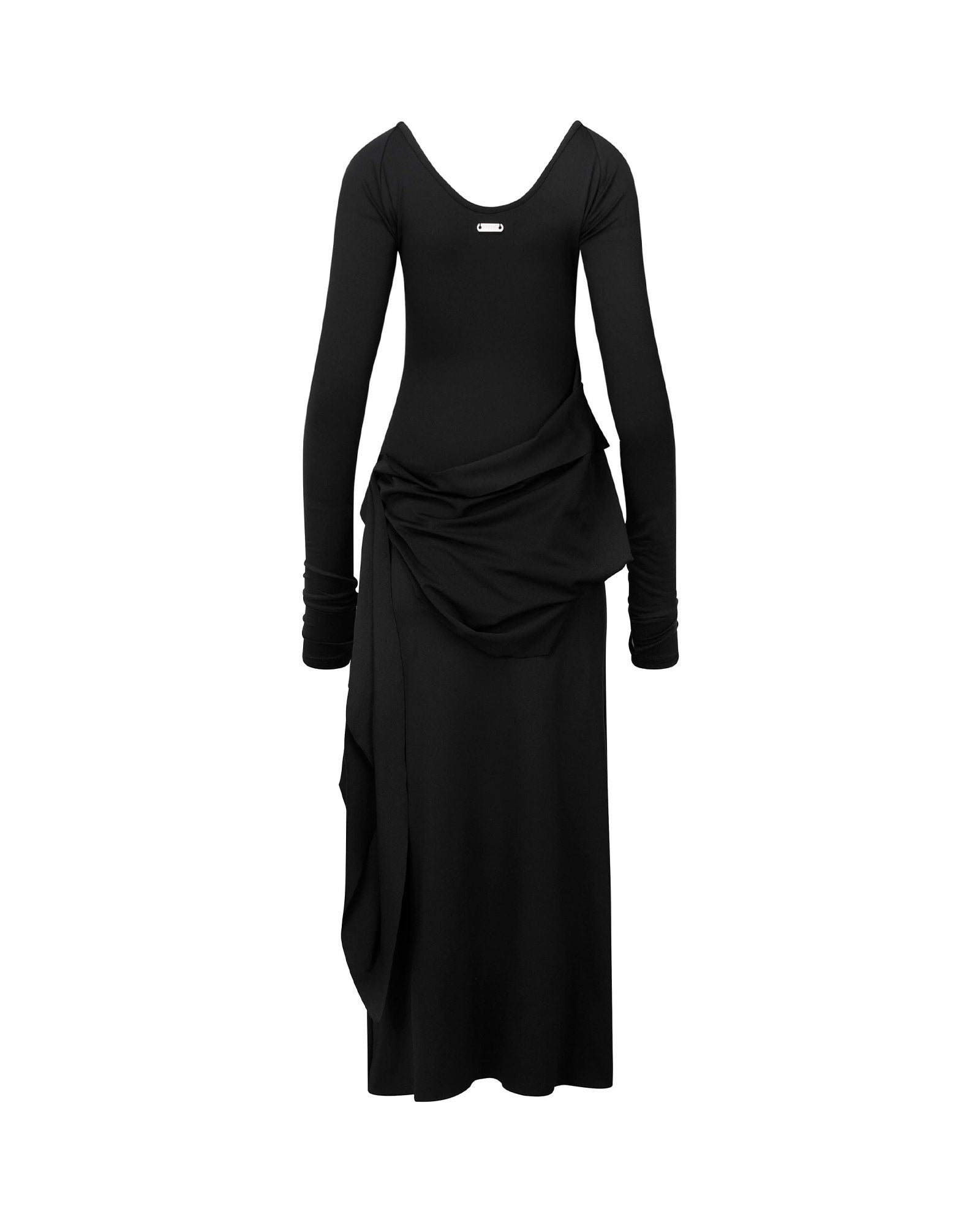 NACHE・ナチェ - スカート・ワンピース DROP MAXI DRESS / BLACK