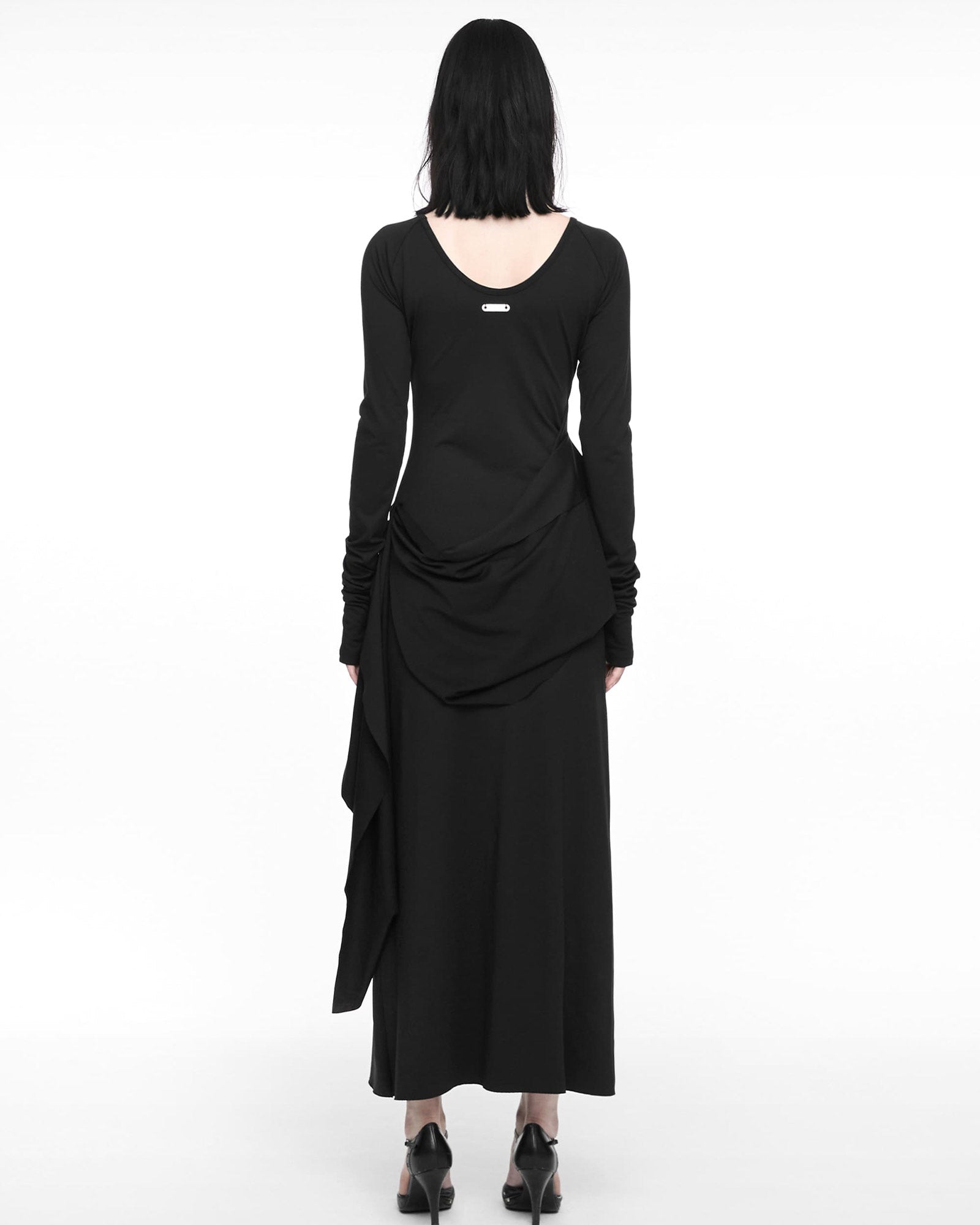 NACHE・ナチェ - スカート・ワンピース DROP MAXI DRESS / BLACK