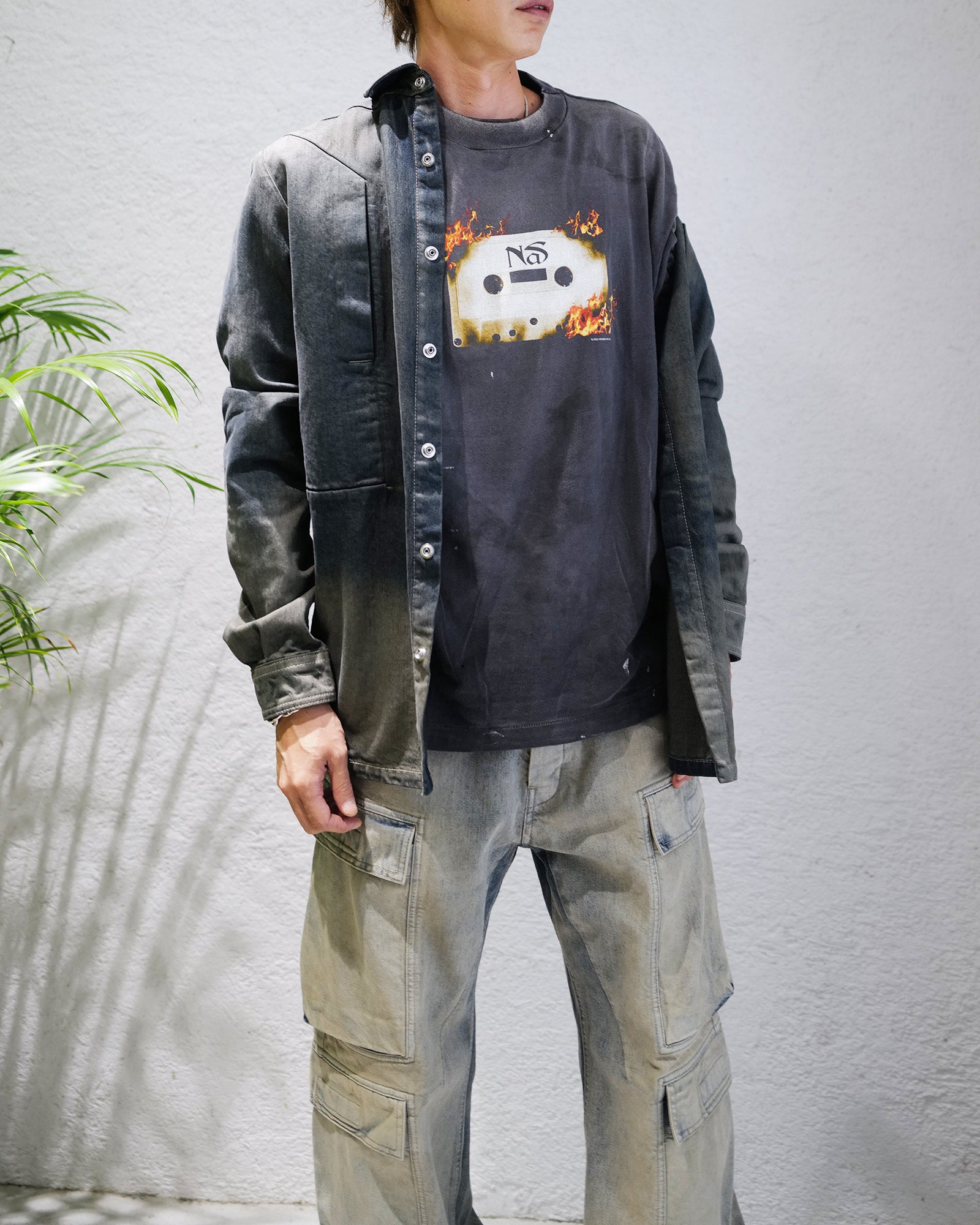 ©SAINT M××××××・セントマイケル - Tシャツ・カットソー NAS_SS TEE / BLACK