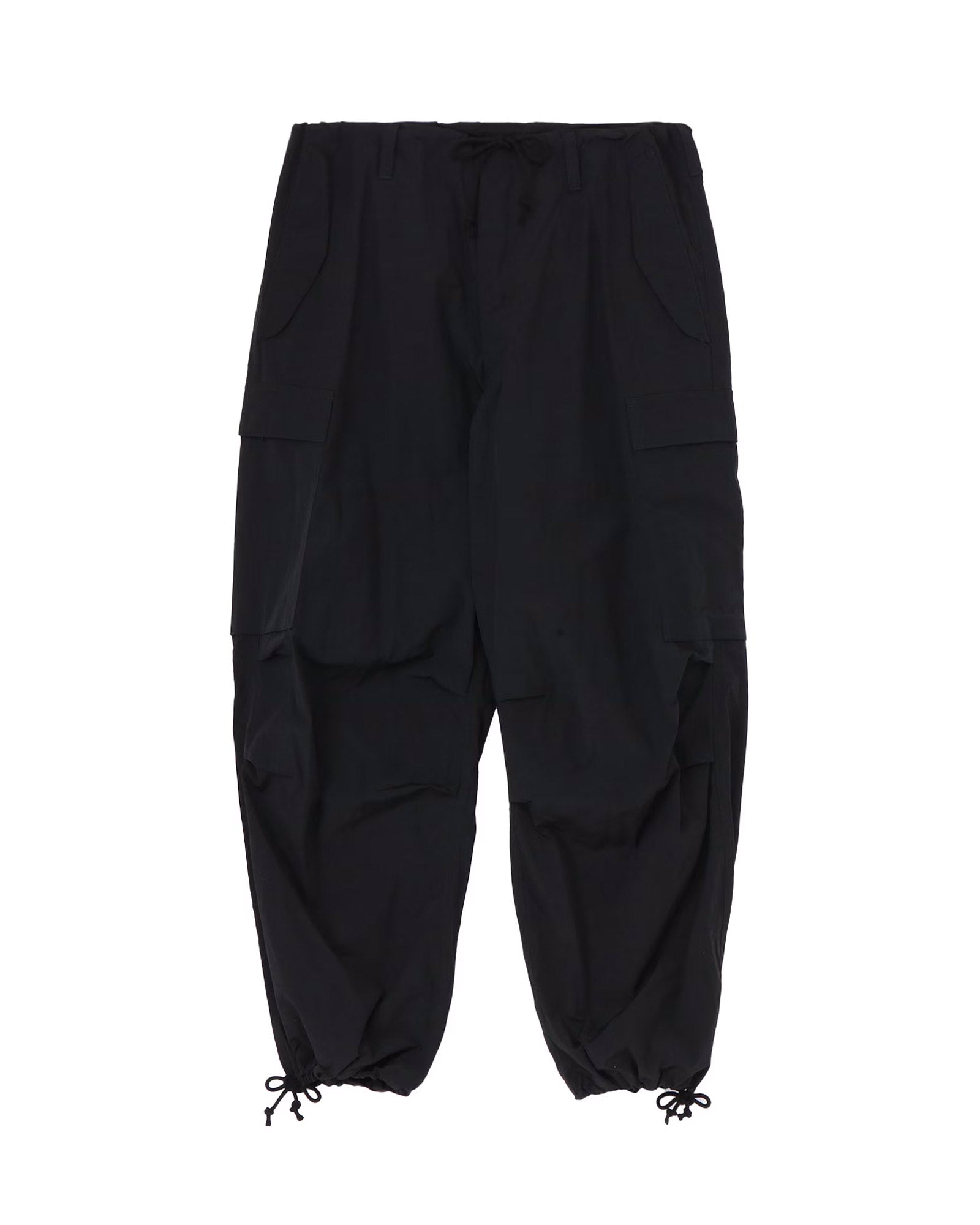 NYLON WEATHER CARGO PANTS / BLACK