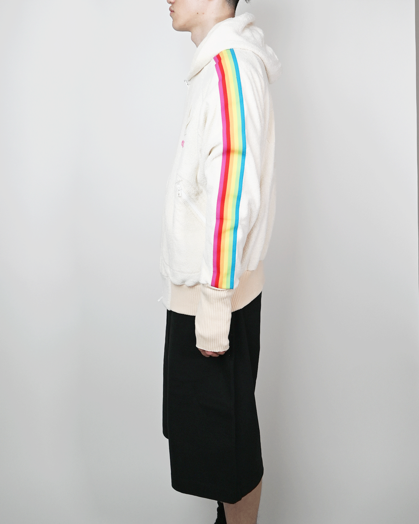 Perfectribs・perfect ribs -  IMABARI PILC ZIP HOODIE/MALIBU FLEX (M) / WHITE