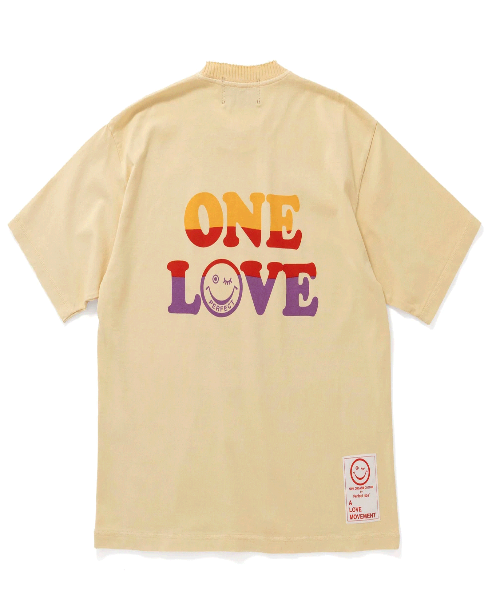 Perfectribs・パーフェクトリブズ - Tシャツ・カットソー ONE LOVE SHORT SLEEVE T-SHIRTS / YELLOW
