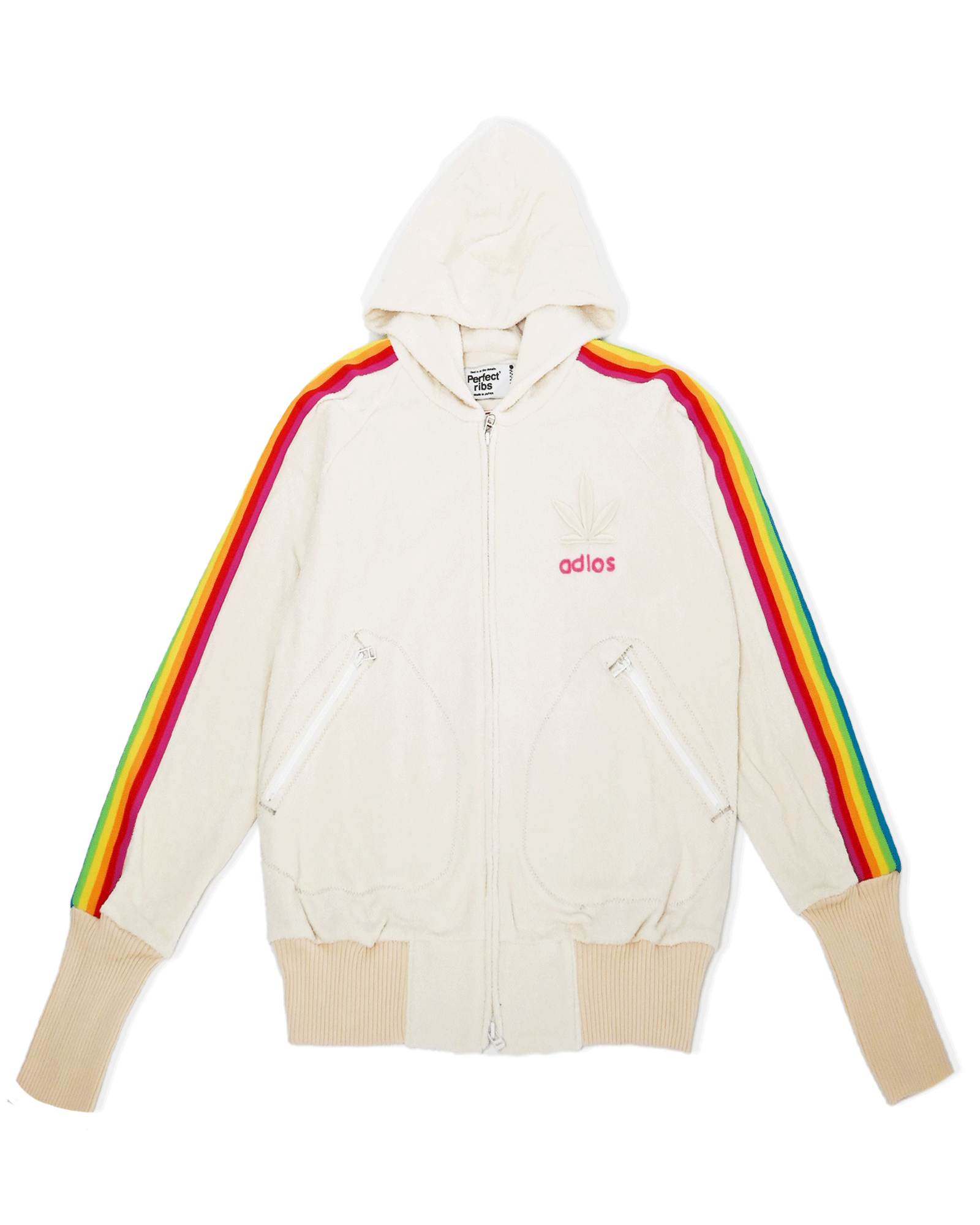 Perfectribs・perfect ribs -  IMABARI PILC ZIP HOODIE/MALIBU FLEX (M) / WHITE