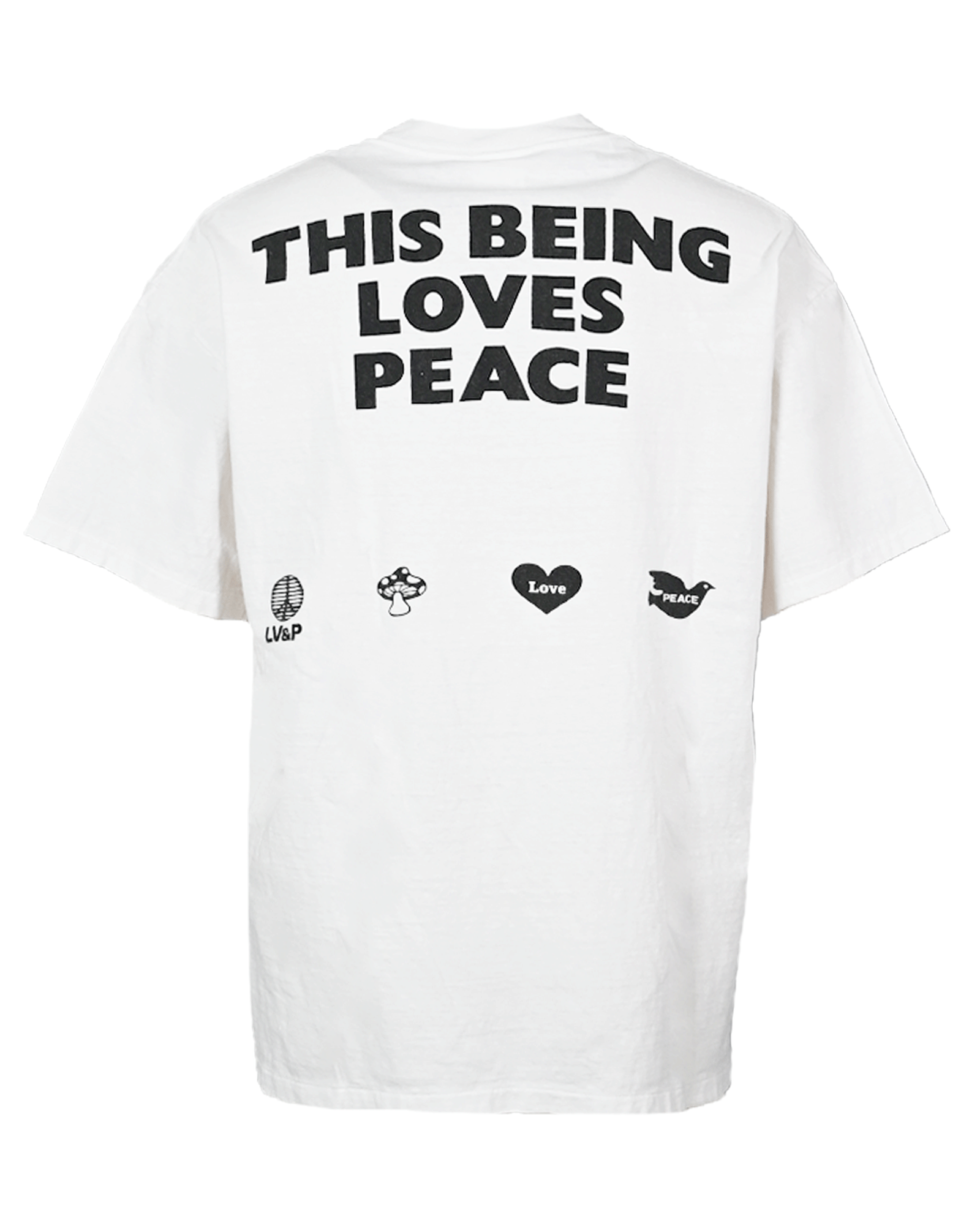 READYMADE・レディメイド - Tシャツ・カットソー SS T-SHIRT PEACE / WHITE
