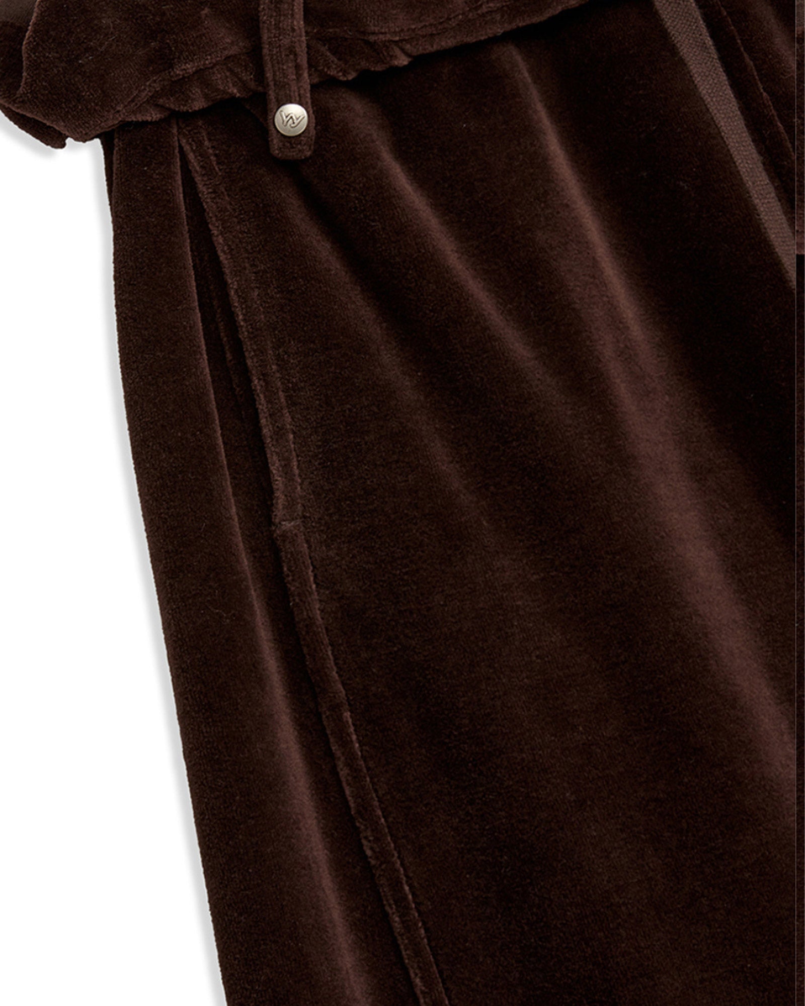 OPEN YY・オープン ワイワイ - その他パンツ ROLLED WAIST VELOUR CARGO PANTS / BROWN