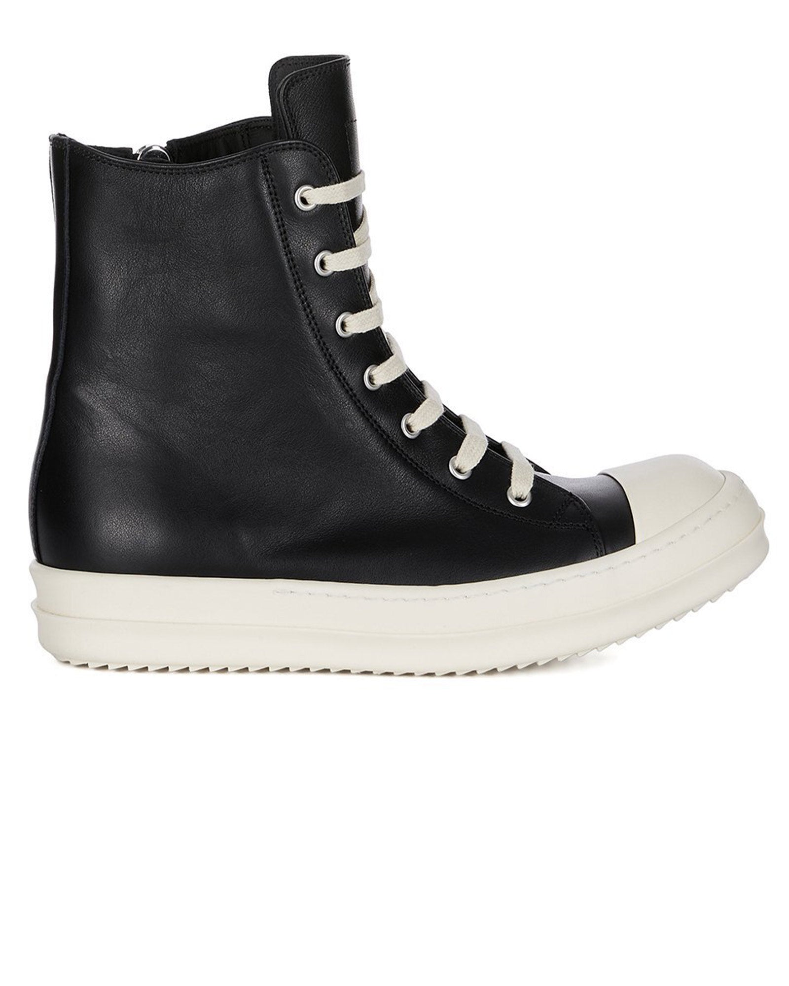 RICK OWENS・リック オウエンス - ハイカットスニーカー SNEAKERS / BLACK/MILK/MILK
