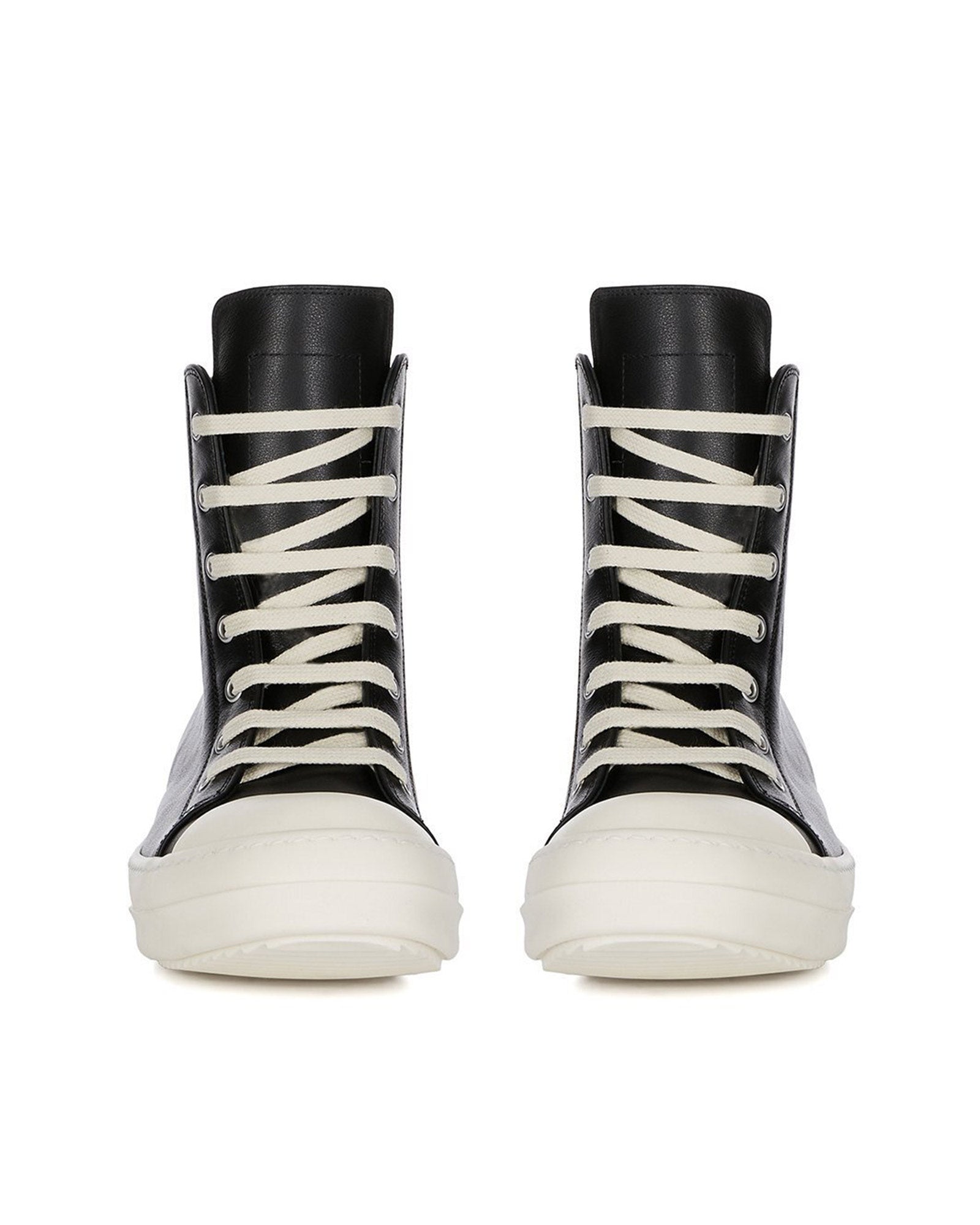 RICK OWENS・リック オウエンス - ハイカットスニーカー SNEAKERS / BLACK/MILK/MILK