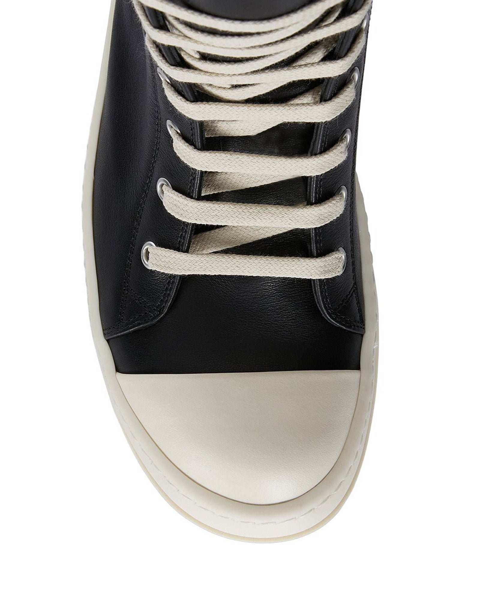 RICK OWENS・リック オウエンス - ハイカットスニーカー SNEAKERS / BLACK/MILK/MILK