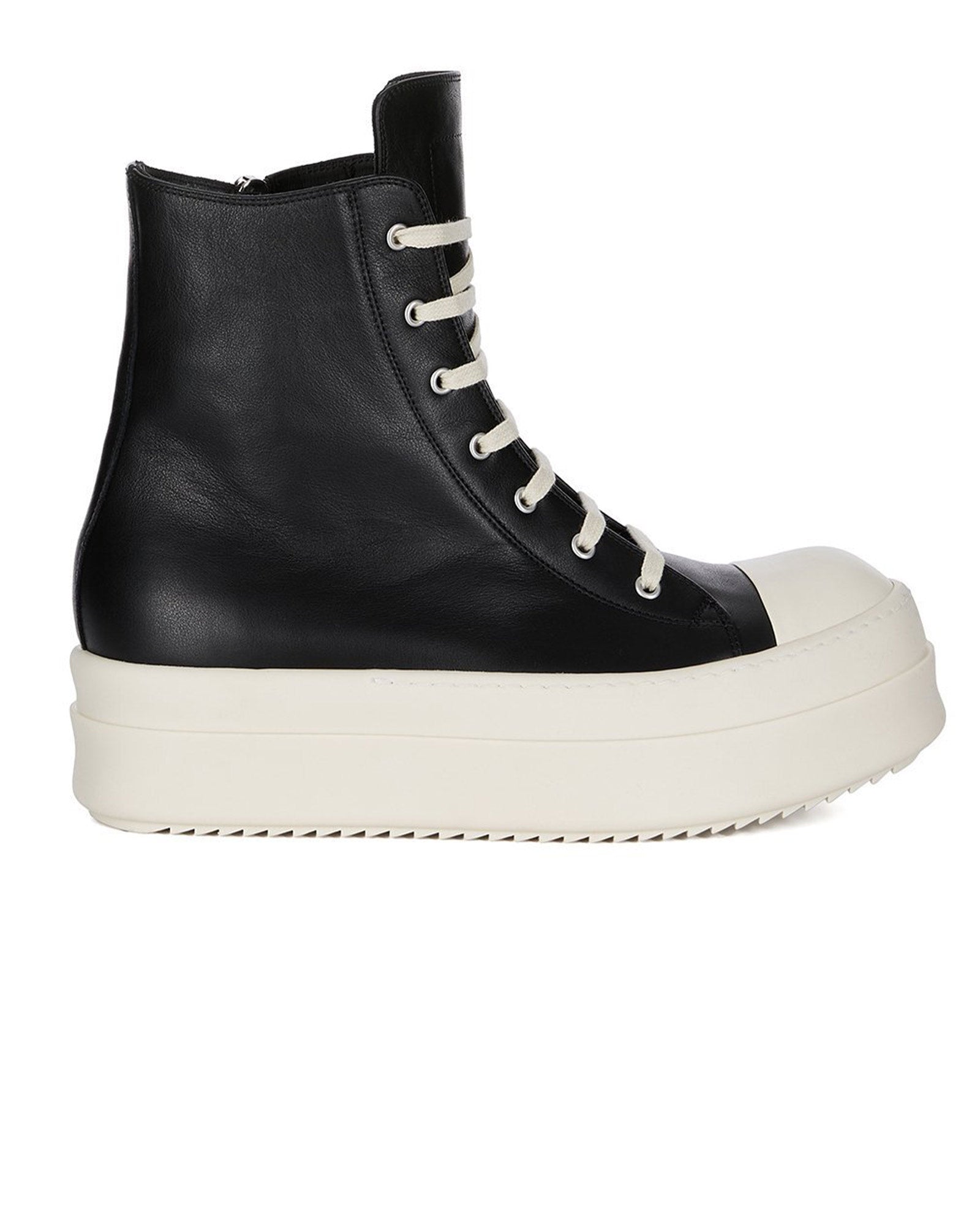 RICK OWENS・リック オウエンス - ハイカットスニーカー MEGA BUMPER SNEAKS / BLACK/MILK/MILK