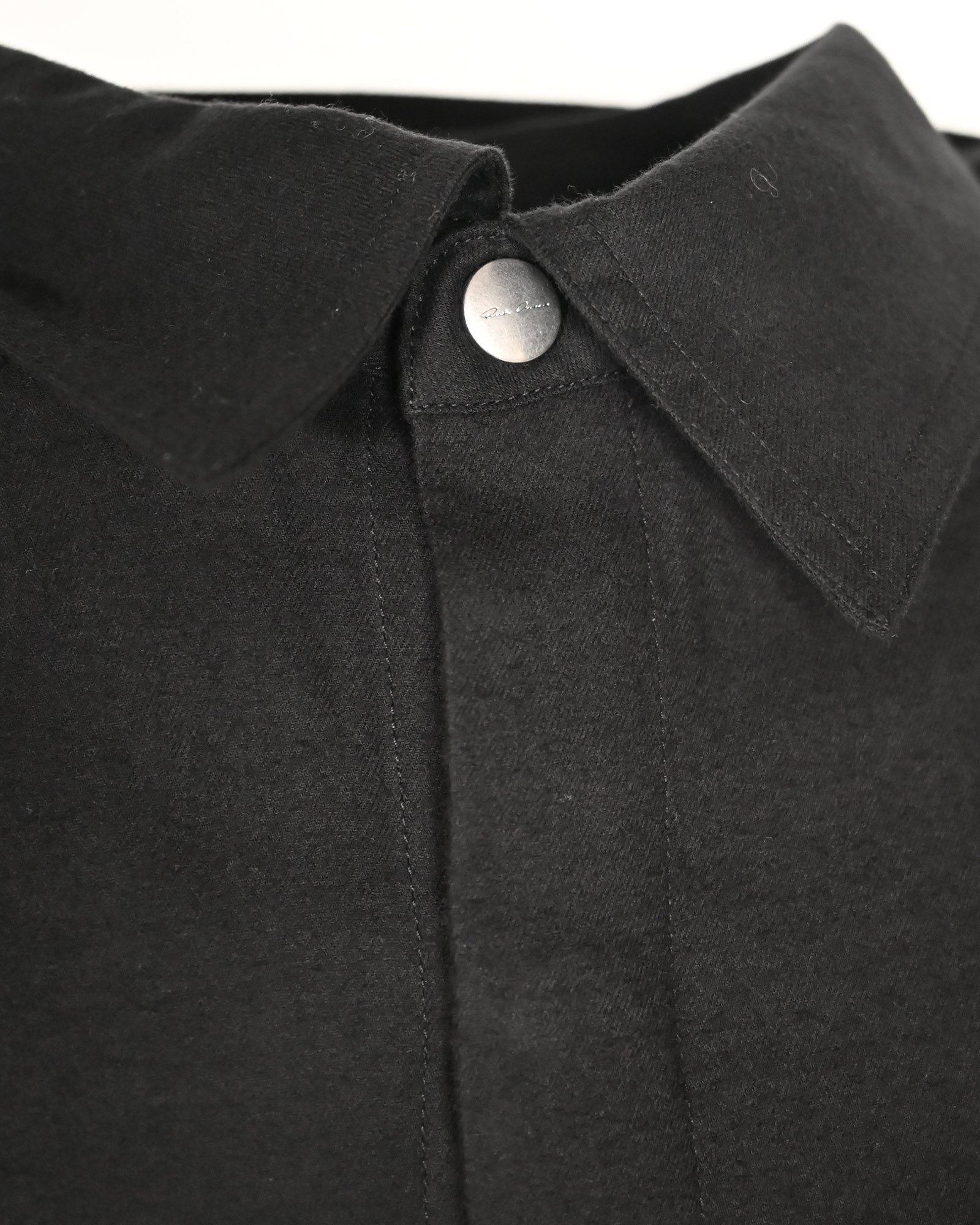 RICK OWENS・リック オウエンス - シャツ FOGPOCKET OUTERSHIRT / BLACK