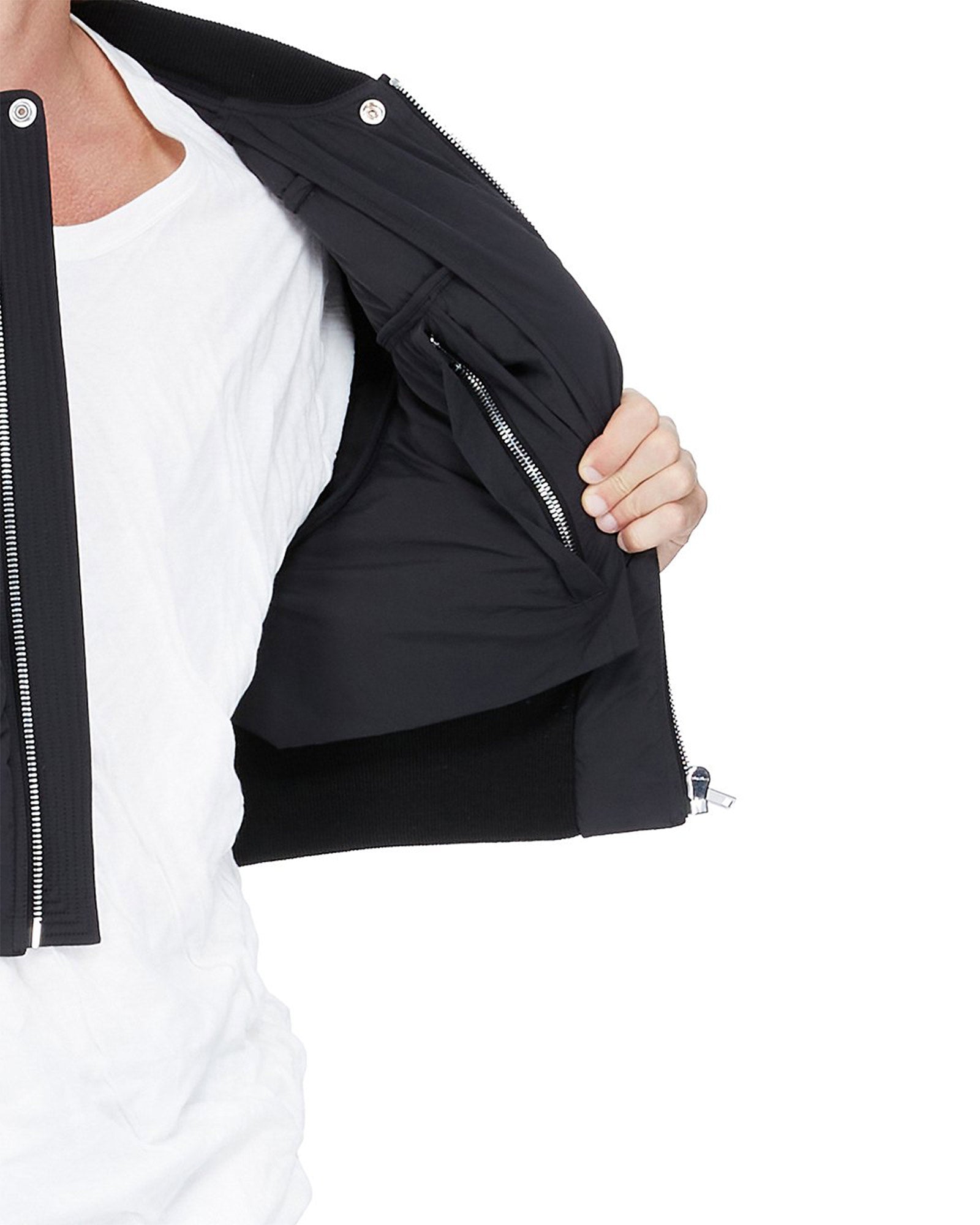 RICK OWENS・リック オウエンス - ジャケット GIRDERED BOMBER / BLACK