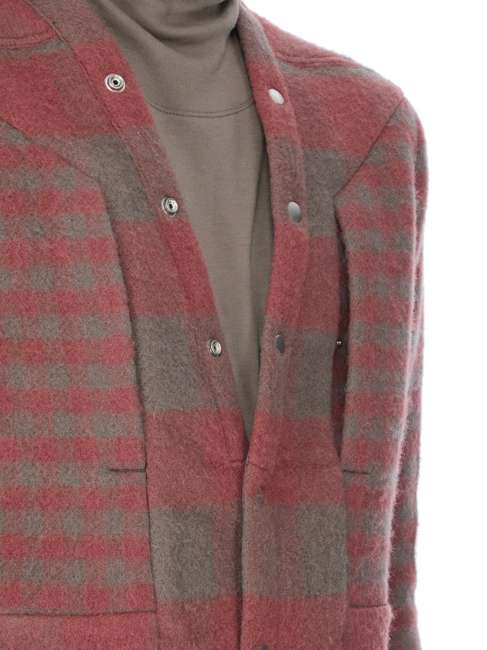 RICK OWENS・rick owens -  LARRY FOGPOCKET SHIRT / RED