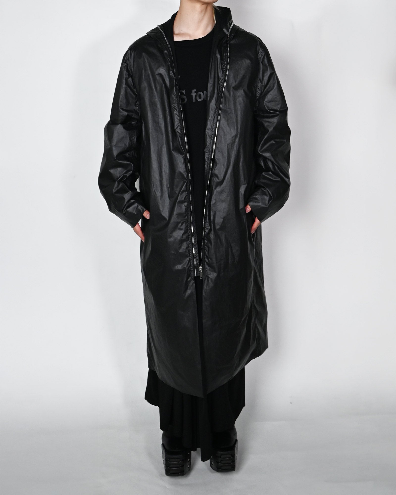 RICK OWENS・リック オウエンス - コート GIMP MAC / BLACK