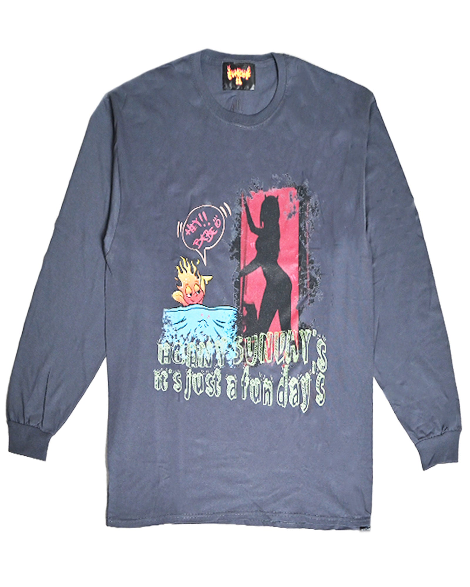 SB | Fun Day's Longsleeve Tee / CHARCOAL