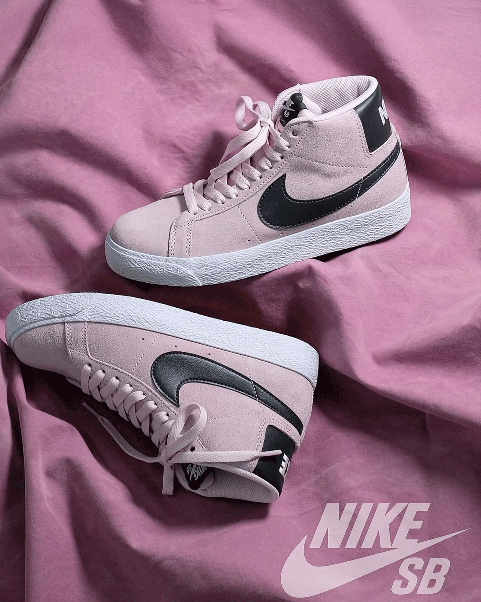 NIKE SB・nike SB -  NIKE SB ZOOM BLAZER MID / PINK/BLACK